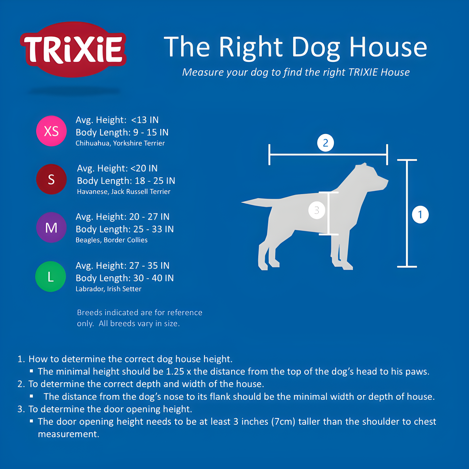 TRIXIE TRIXIE Weatherproof Outdoor Cottage Dog House, Elevated Floor, Peaked Roof