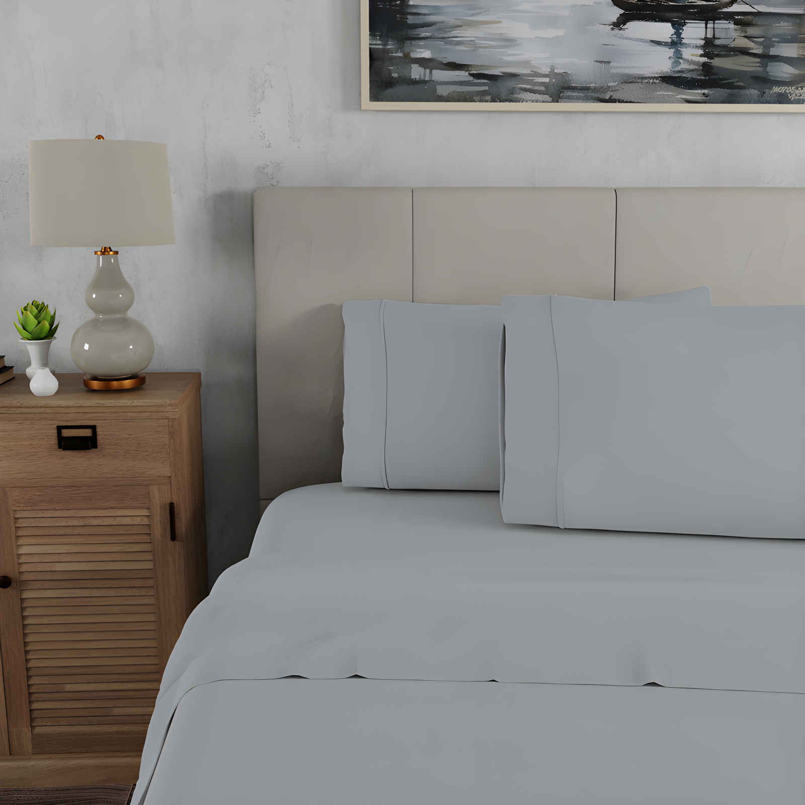 100% Cotton Lightweight Percale Weave Sheet Set