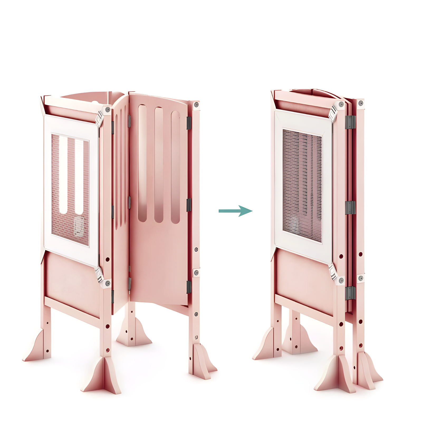 Guidecraft Contemporary Kitchen Helper Foldable Step Stool