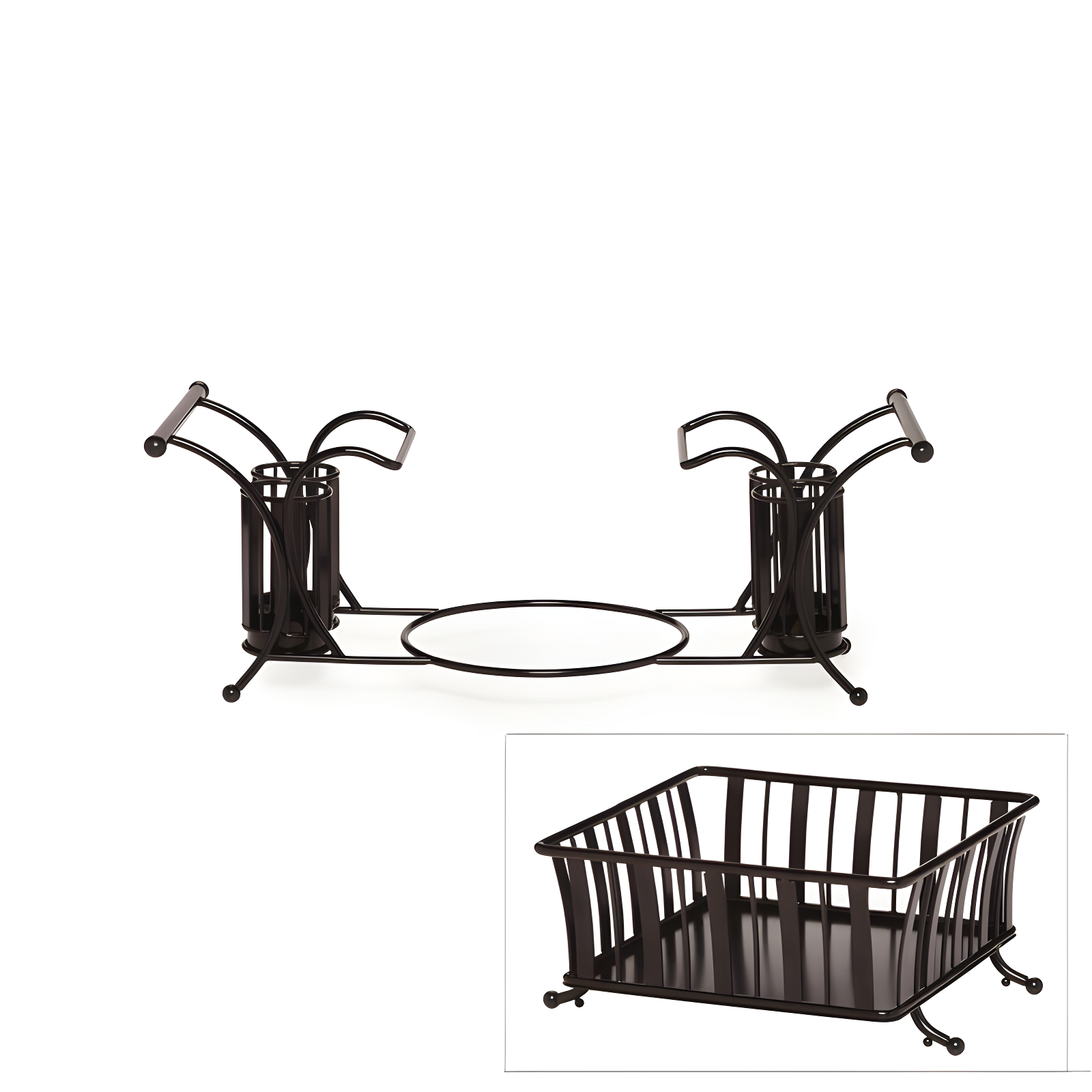 Gourmet Basics by Mikasa Hostess Buffet Caddy
