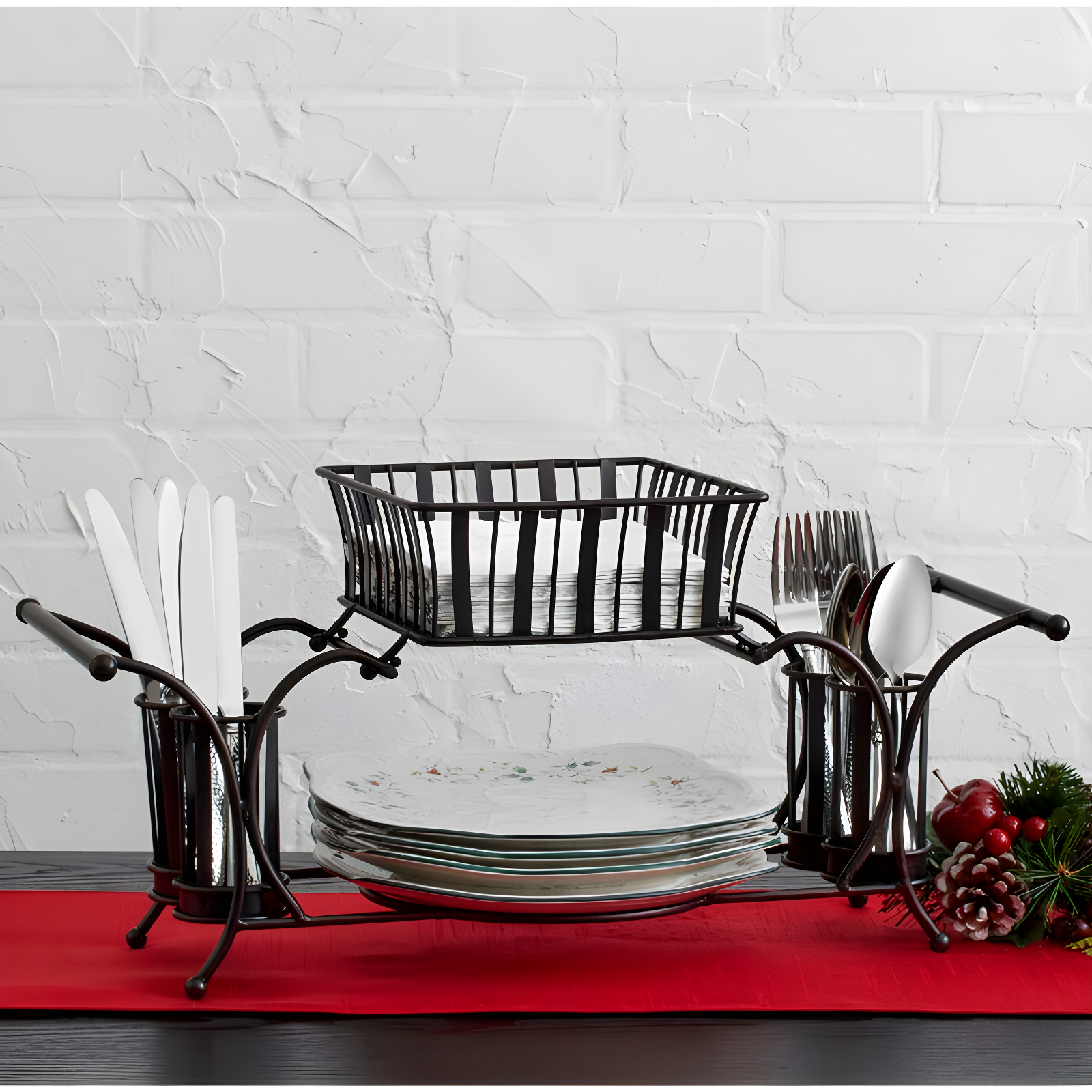 Gourmet Basics by Mikasa Hostess Buffet Caddy