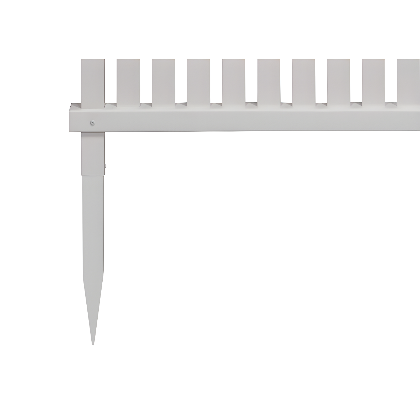 Enclo 45.5in H x 36.5in W (2 Panels) No Dig Enclo Wilmington White Vinyl Privacy Screen, Outdoor Privacy Panels, Trash Can Enclosure, Air Conditioner Fence, Pool Equipment Enclosure, ZP19008