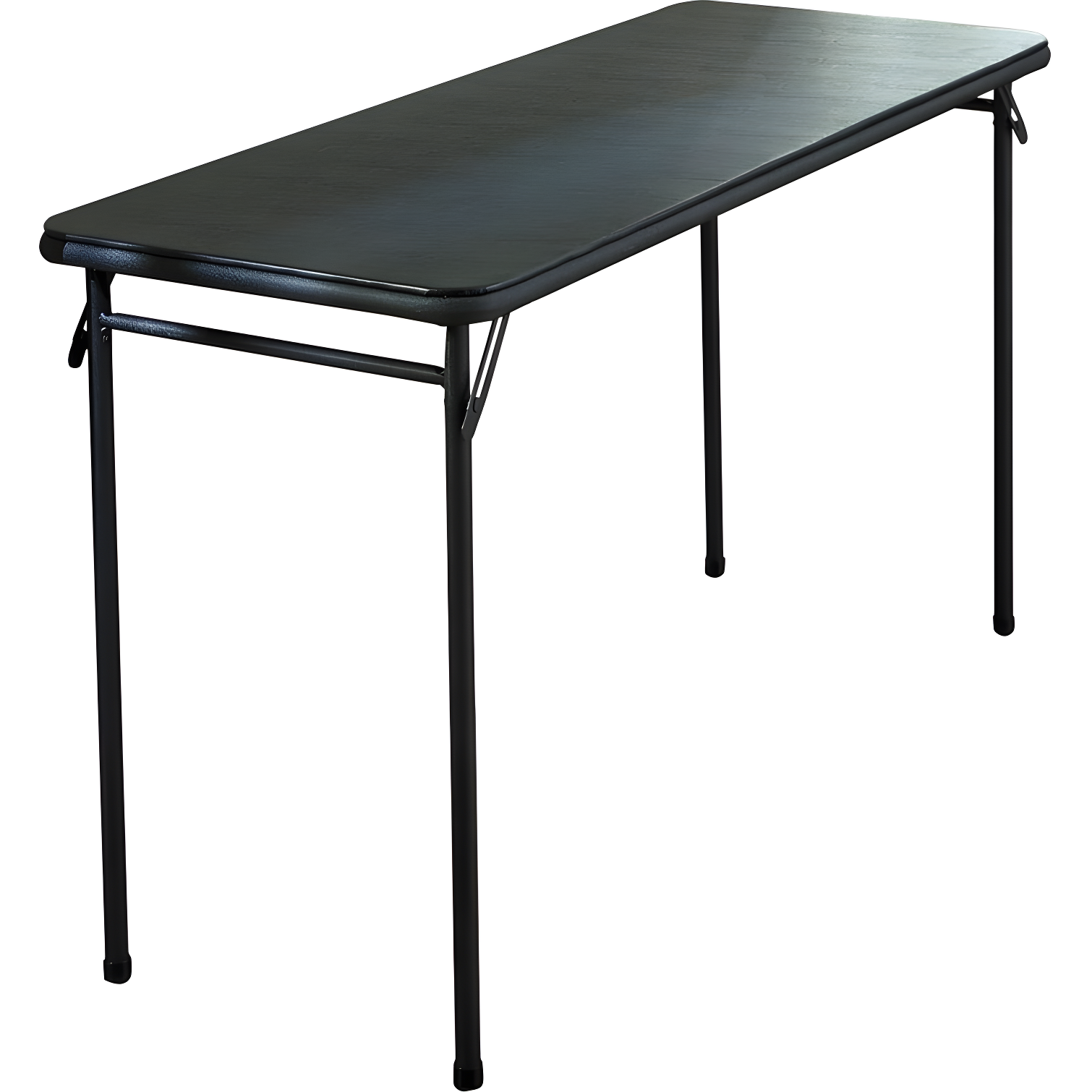 COSCO 20" x 48" Vinyl Top Serving Folding Table