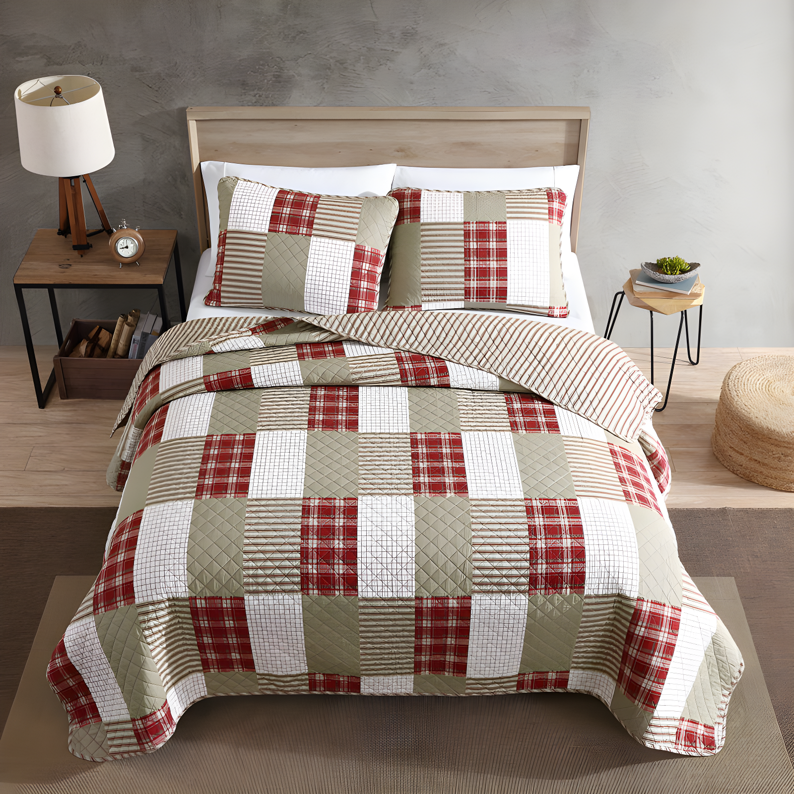 Eddie Bauer Camano Island Reversible Cotton Quilt Set