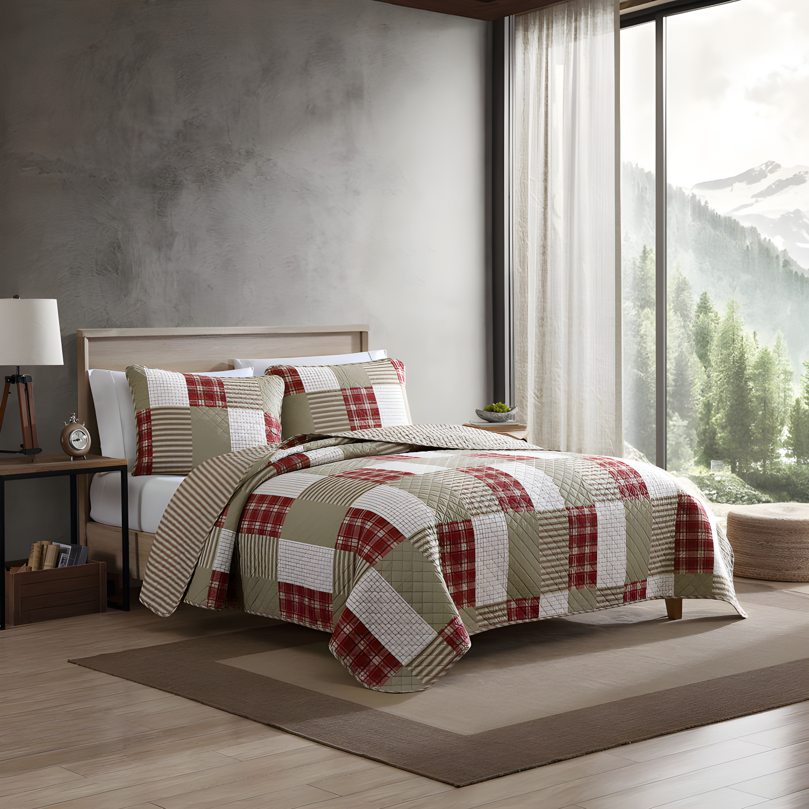 Eddie Bauer Camano Island Reversible Cotton Quilt Set