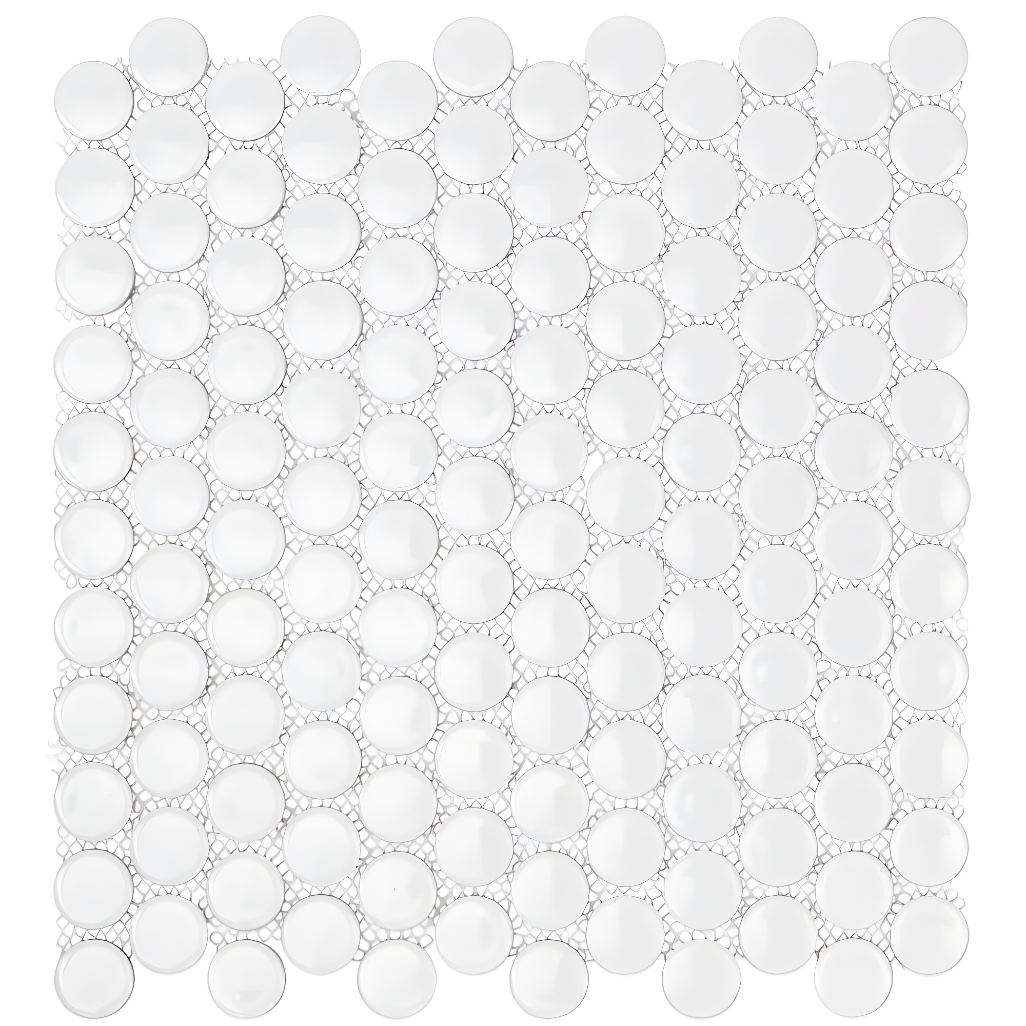 Zen 12.32'' W x 12.99'' L Ceramic Penny Round Mosaic Floor and Wall Tile (1.11 sq. ft./ each)