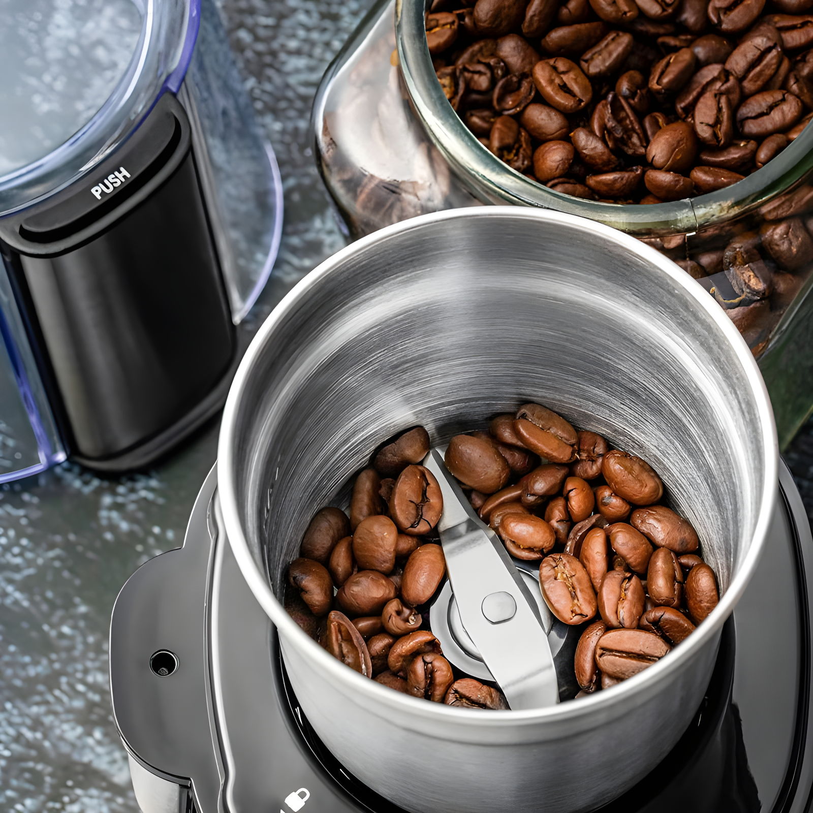 Ovente OVENTE Electric Coffee Grinder with 2 Blade Stainless Steel Grinding Bowl