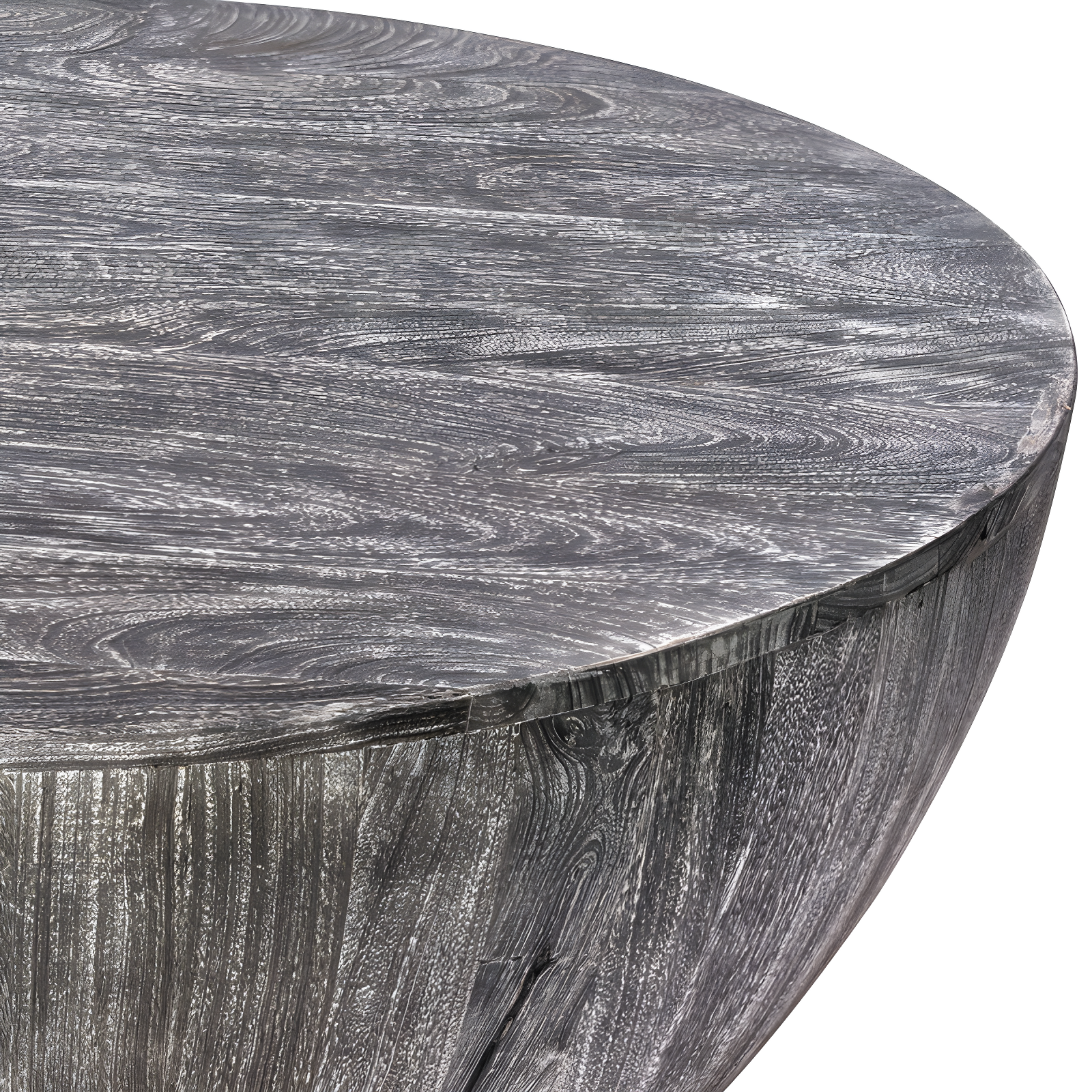 Teasdale Solid Wood Single Drum Coffee Table