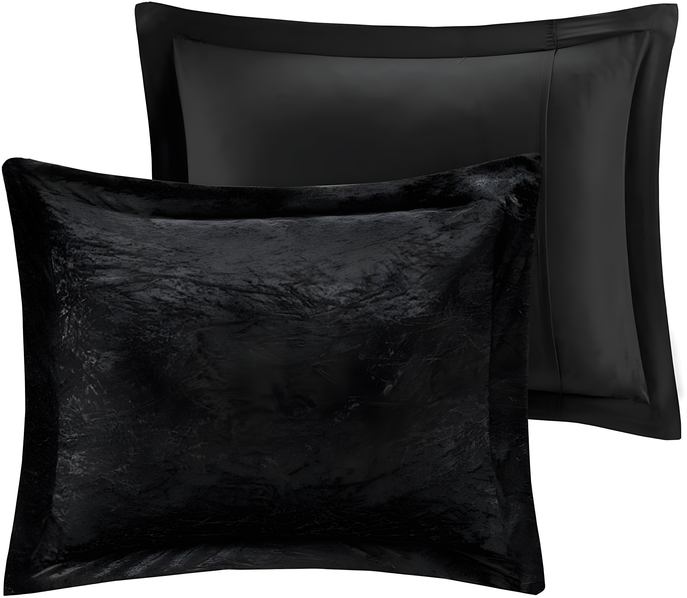 Intelligent Design Felicia Crushed Velvet Comforter Set with Throw Pillow