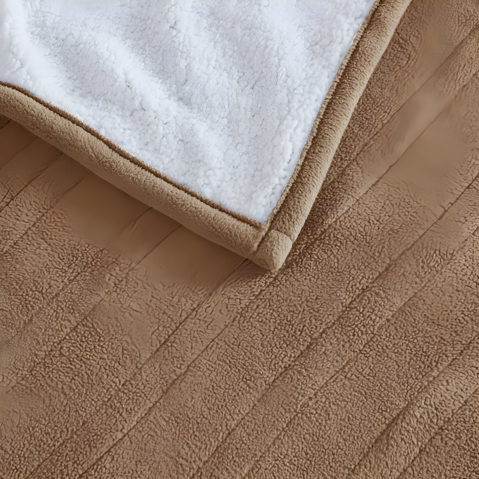 Serta Fleece to Sherpa Heated Blanket