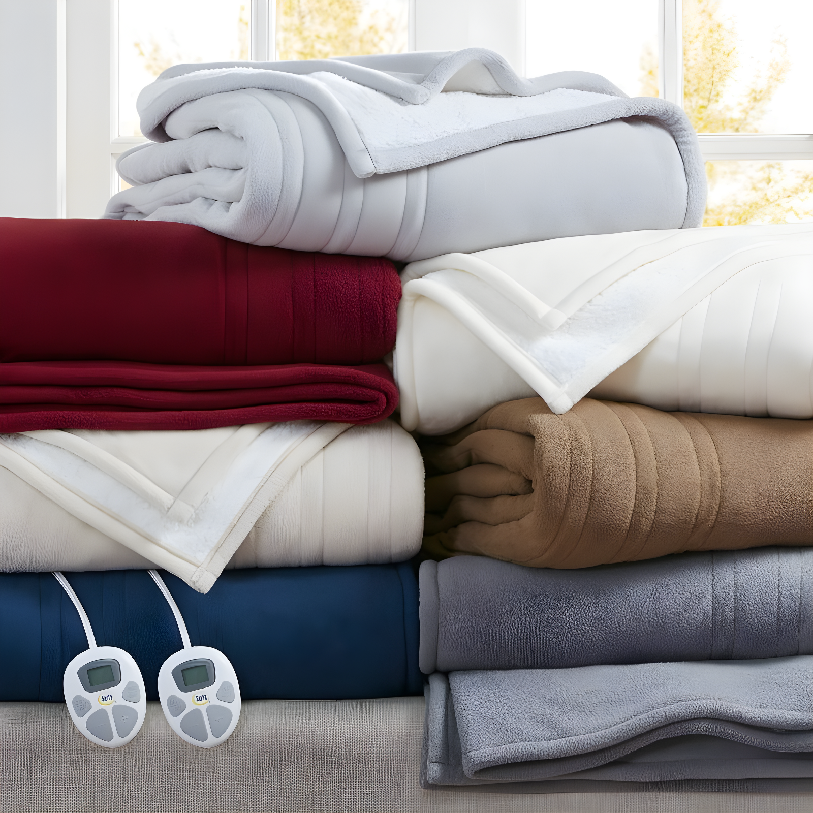 Serta Fleece to Sherpa Heated Blanket