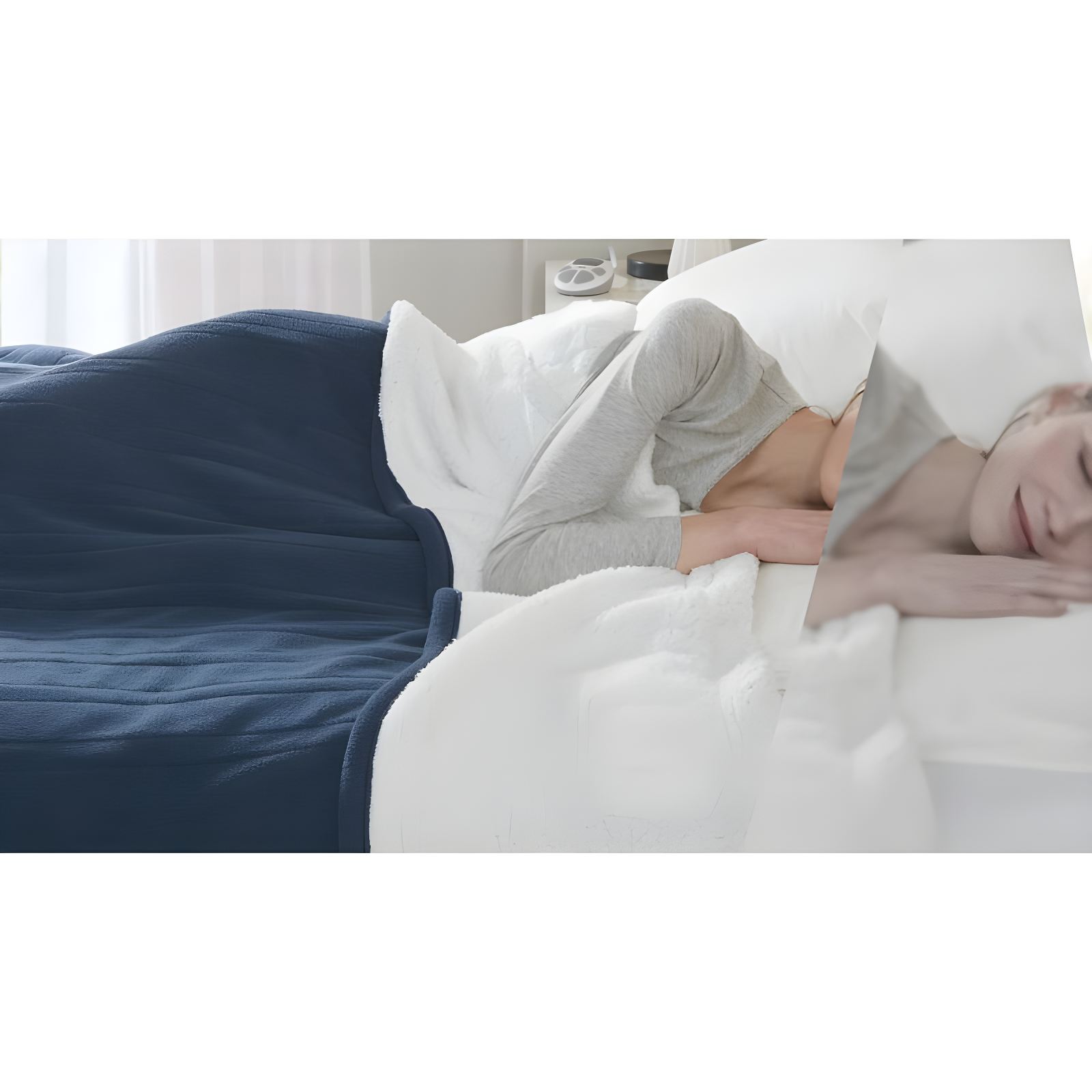 Serta Fleece to Sherpa Heated Blanket