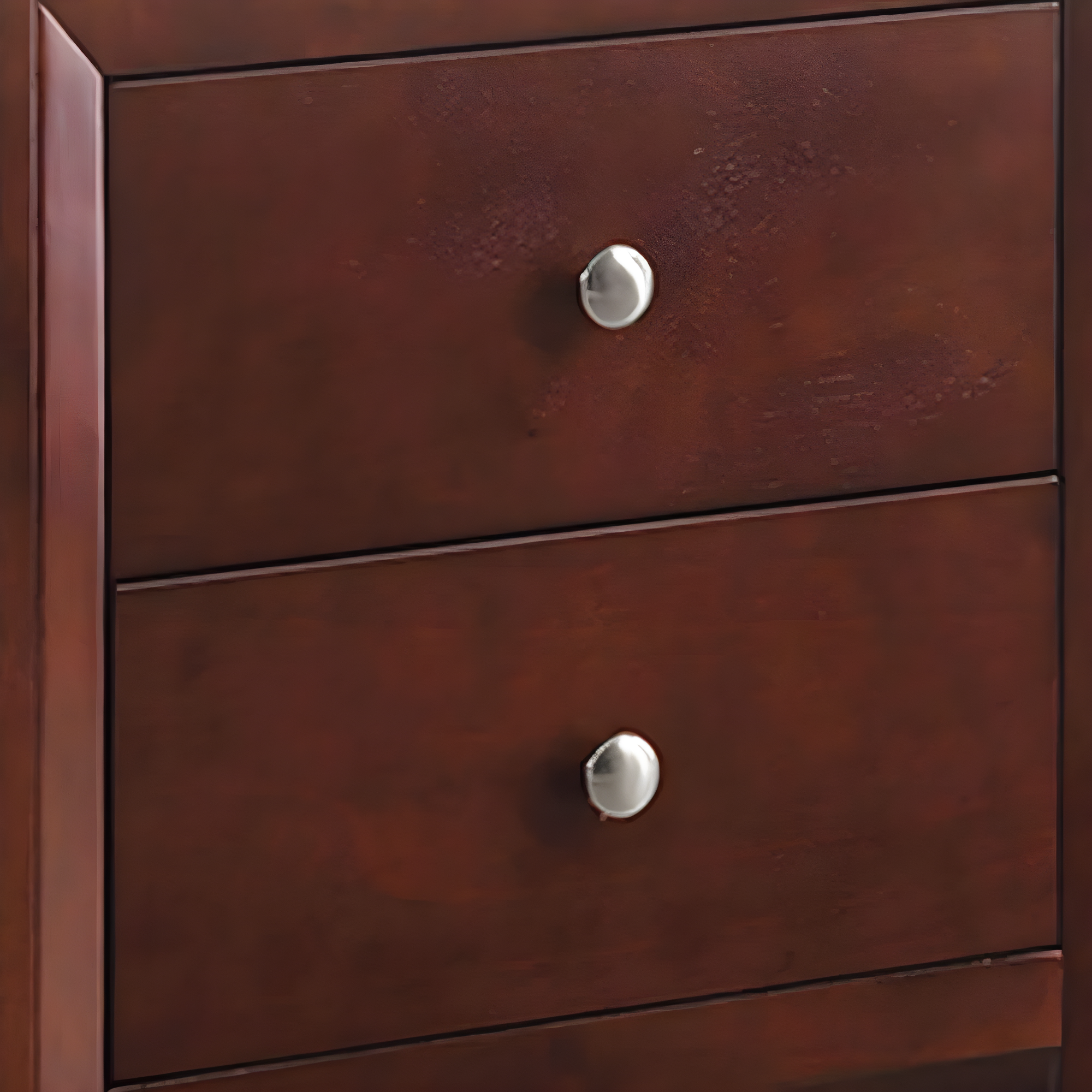 22" Ilana Nightstand Brown Cherry - Acme Furniture: Wood Composite, No Assembly, Meets ASTM Safety Standards