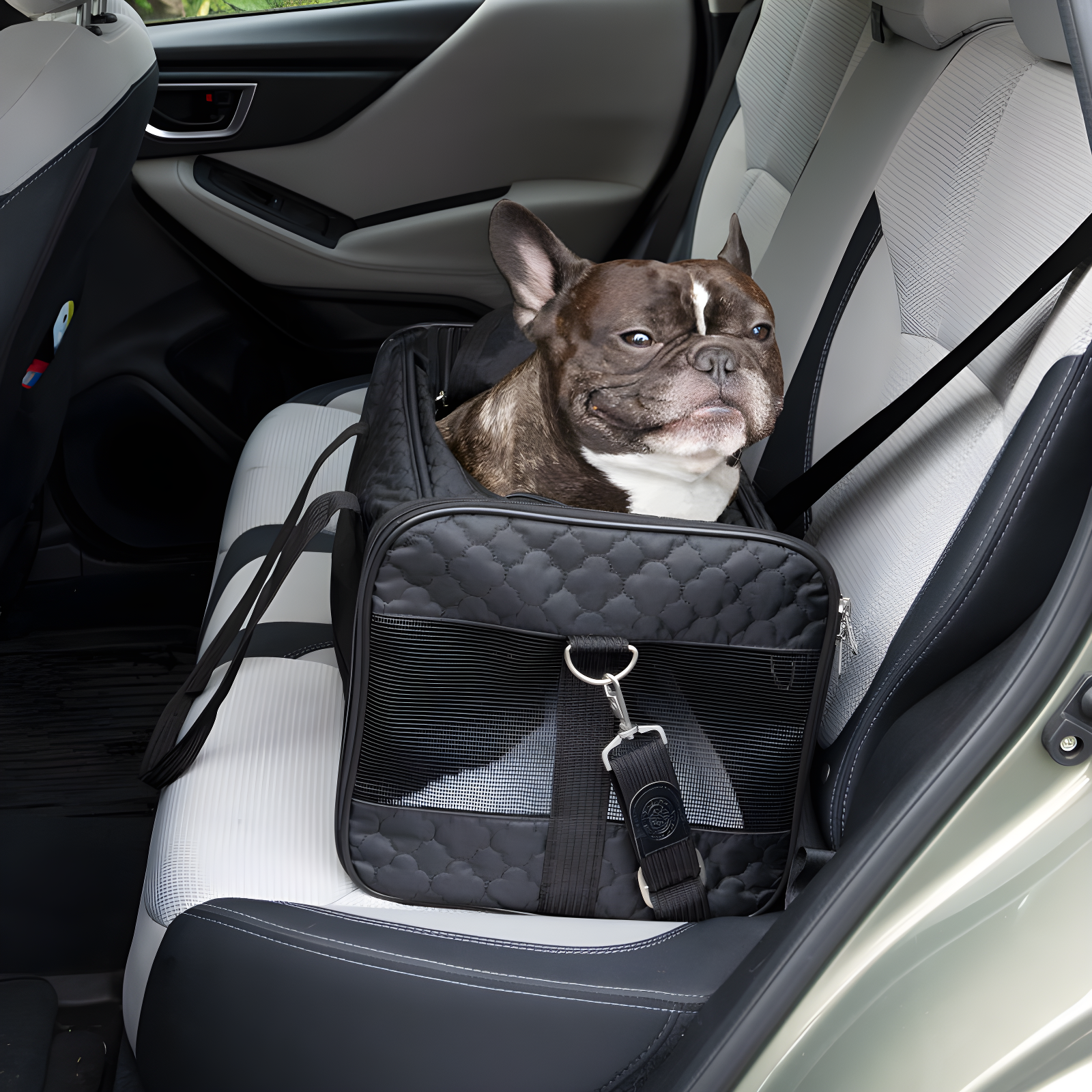 Sherpa Original Deluxe Travel Pet Carrier, Airline Approved & Guaranteed On Board - Black Lattice