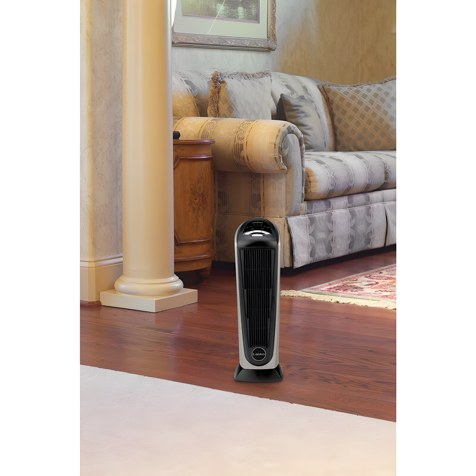 Lasko Ceramic 1500 Watt 5118 BTU Electric Tower Space Heater with Adjustable Thermostat , Remote Included and with Digital Display