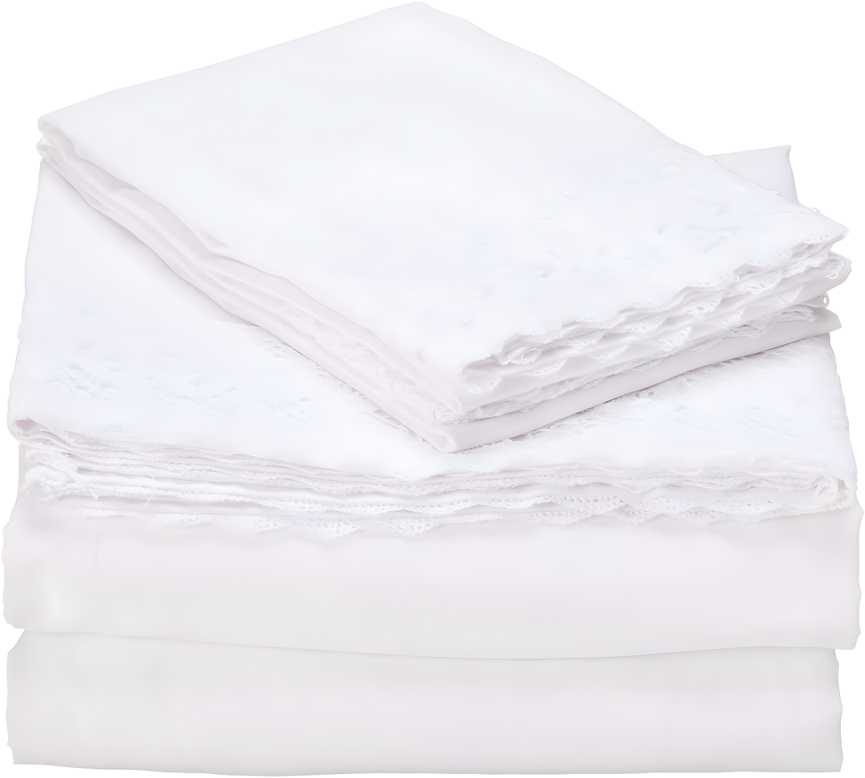 Modern Threads Yate Soft Microfiber Crochet Lace Sheets - Luxurious Microfiber Bed Sheets - Includes Flat Sheet, Fitted Sheet with Deep Pockets, & Pillowcases