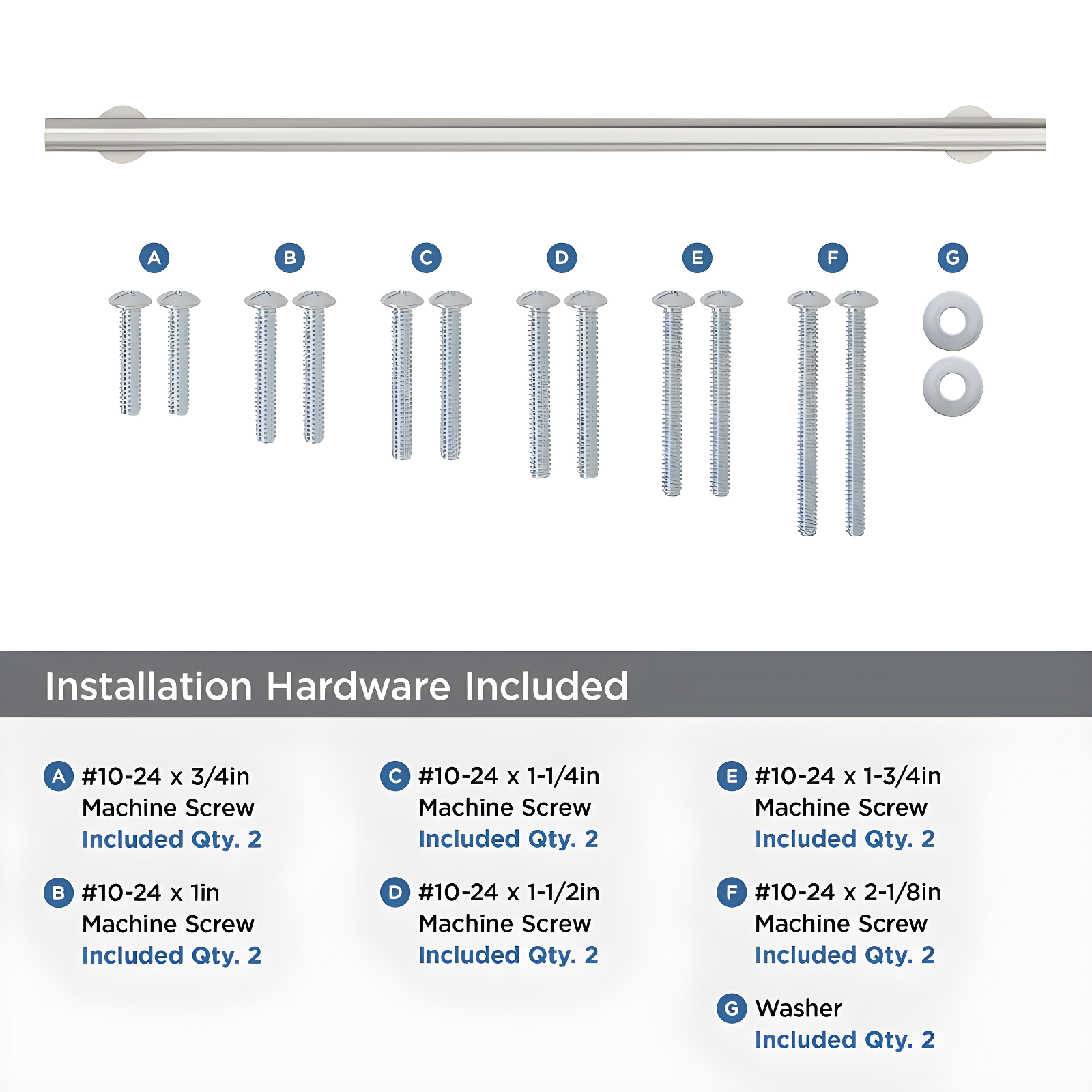 Amerock Radius 18" Center to Center Appliance Pull