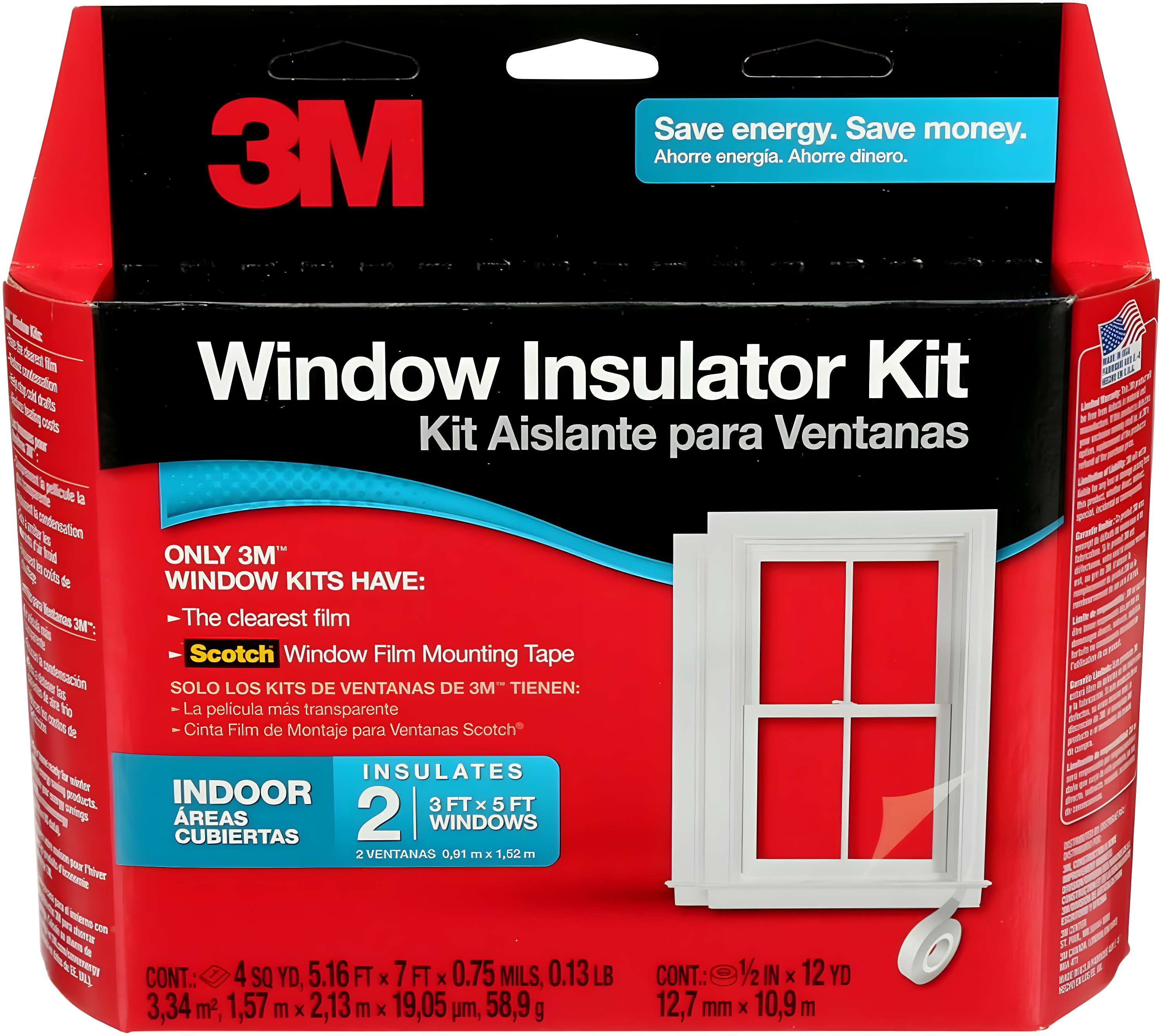 3m Window Kit 62" X 84"Film