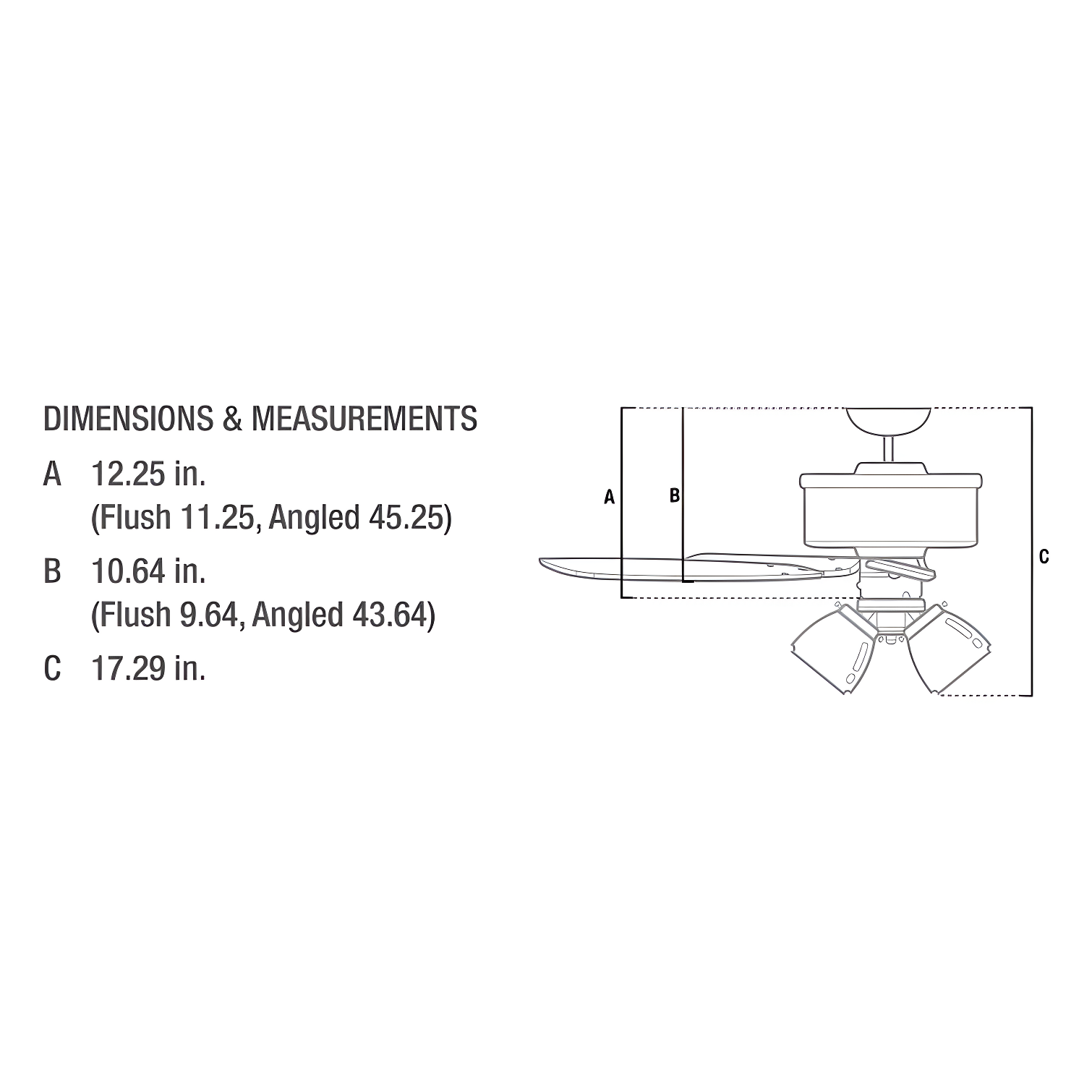 52" Donegan 5 - Blade Standard Ceiling Fan with Pull Chain and Light Kit Included