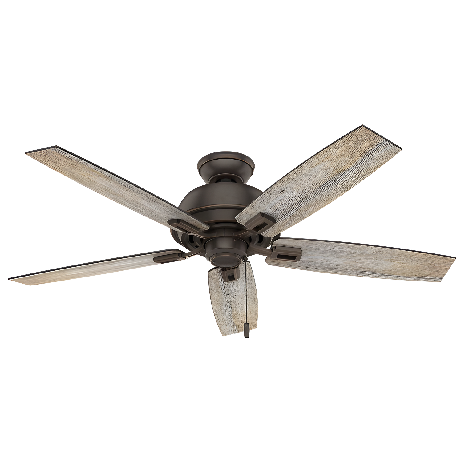 52" Donegan 5 - Blade Standard Ceiling Fan with Pull Chain and Light Kit Included