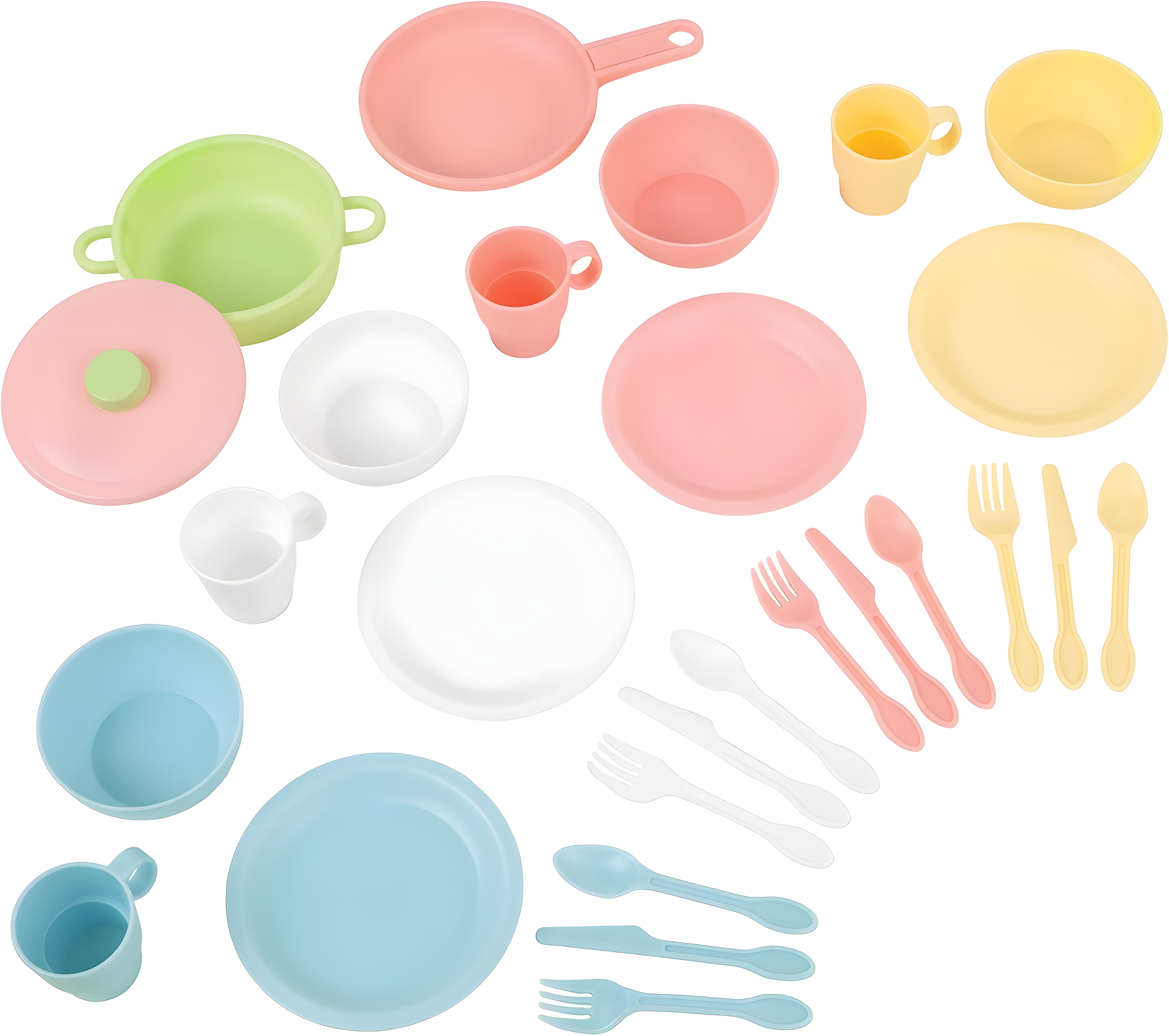 Play Dishes & Utensils Set