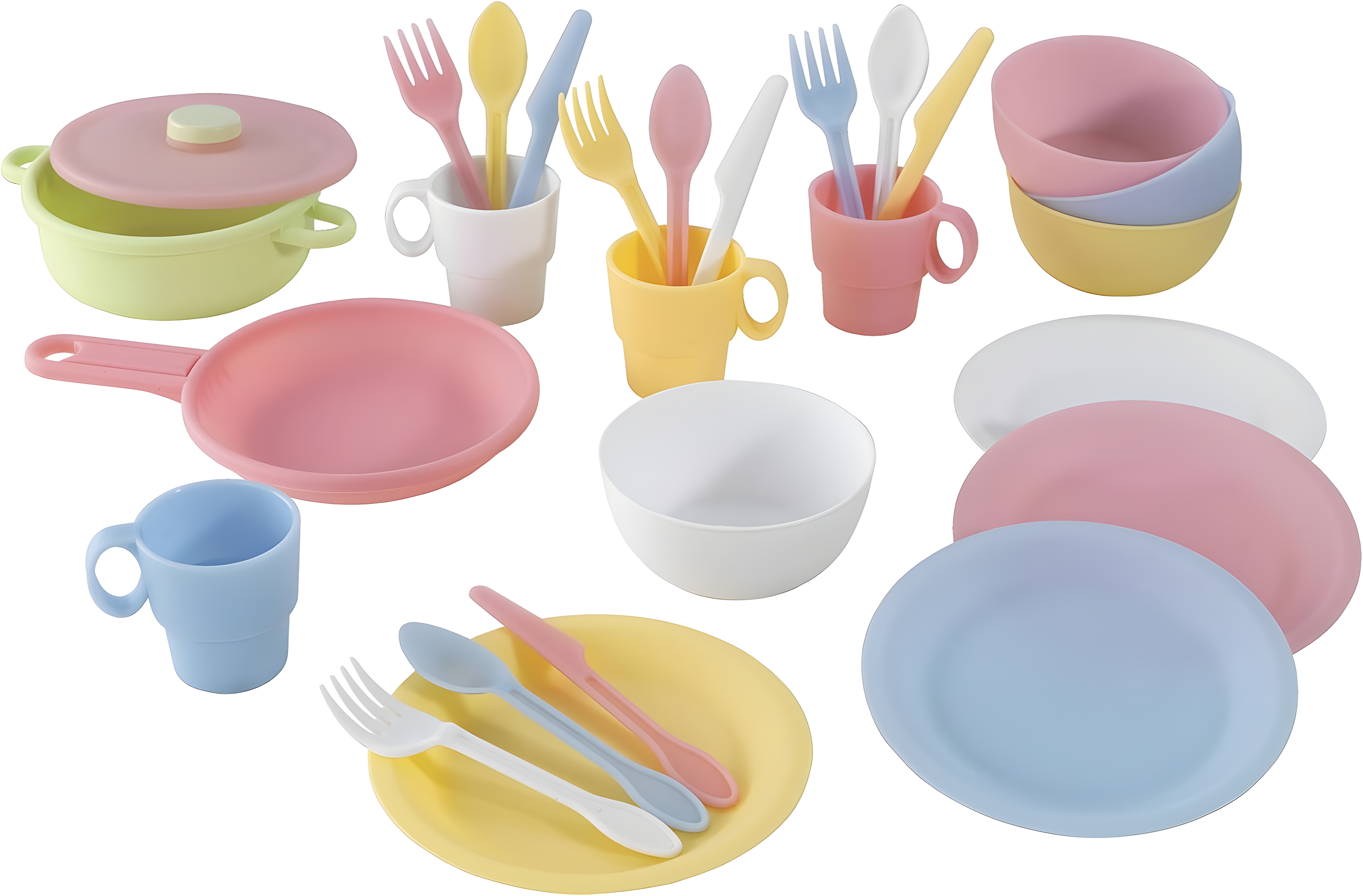 Play Dishes & Utensils Set