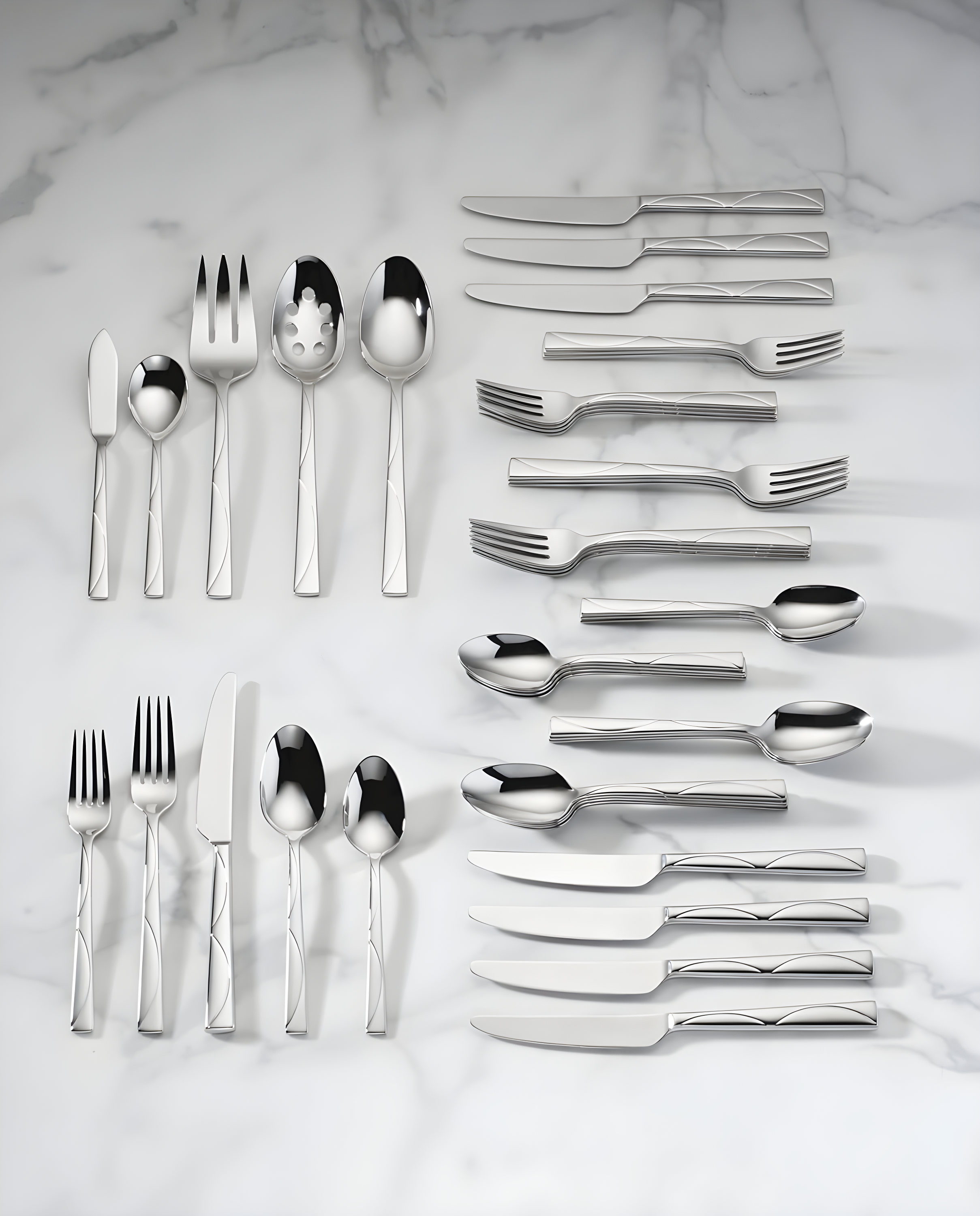 kate spade new york Kate Spade New York Park Stainless Steel Flatware Set - Service for 9