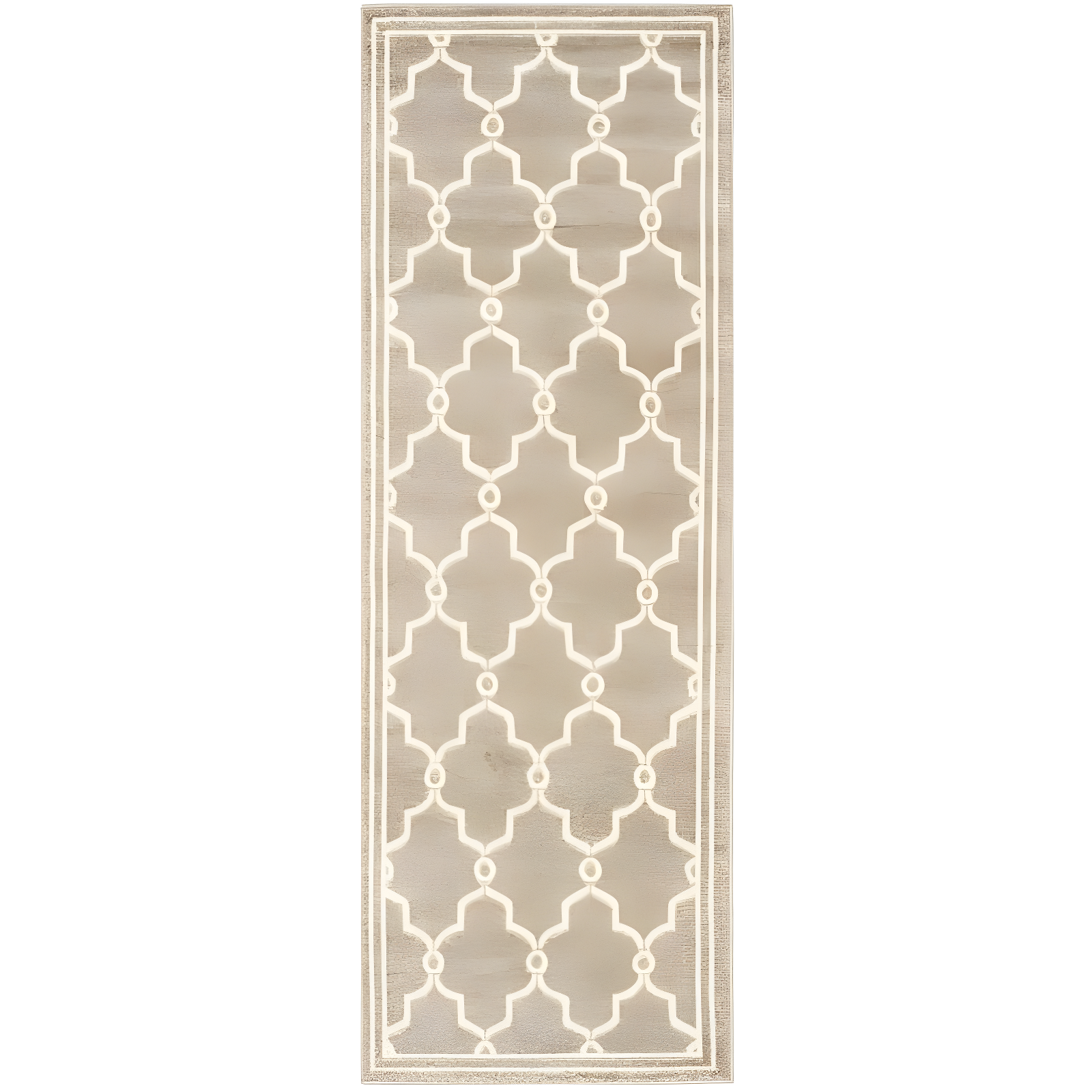 Amherst AMT414 Power Loomed Indoor Runner Rug - Wheat/Beige - 2'3"x9' - Safavieh