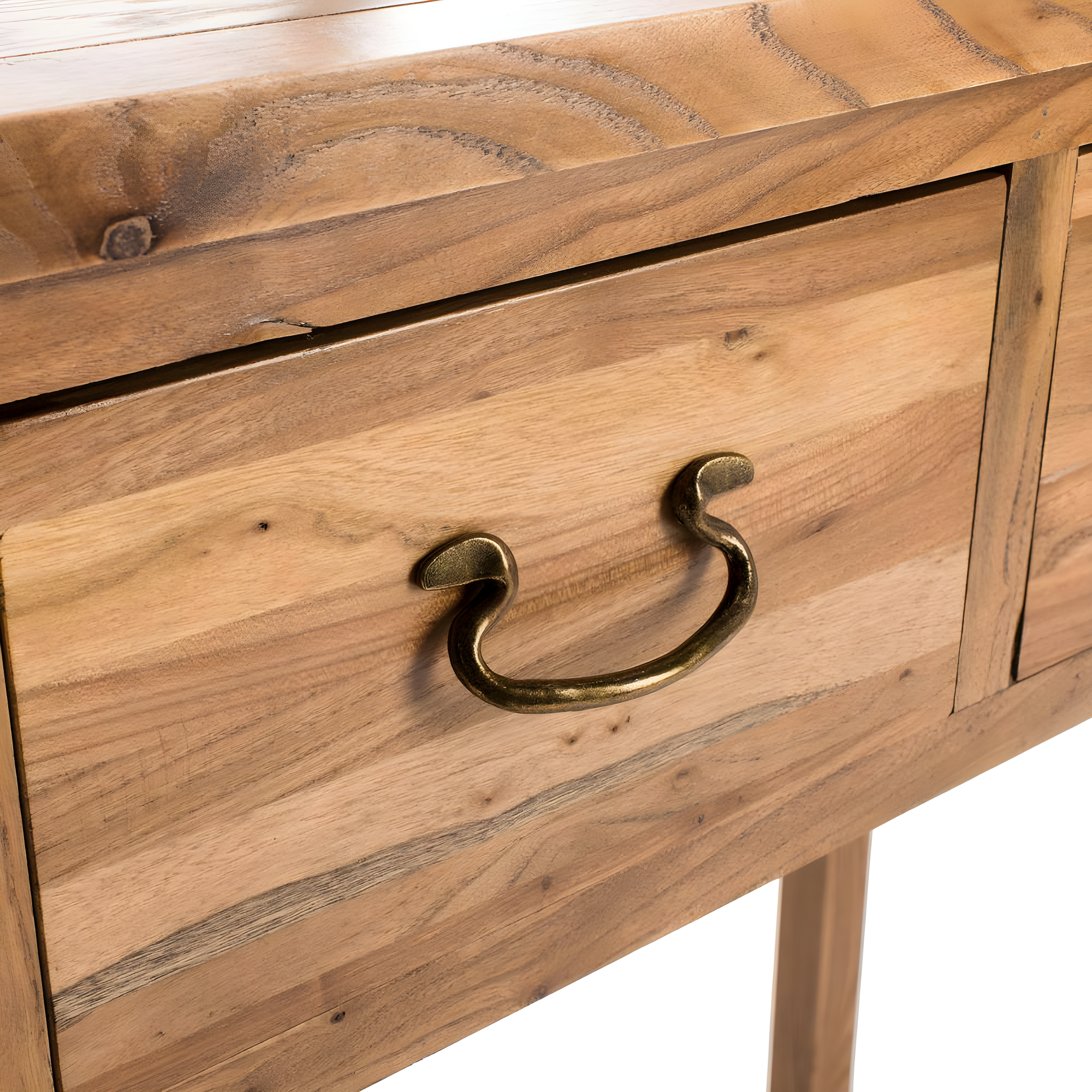 Cindy Console - AMH6568G - Brown - Safavieh Couture