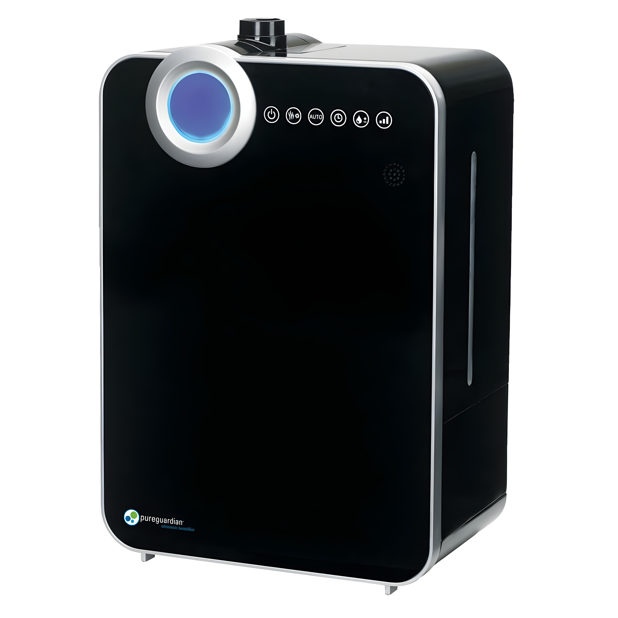 Pureguardian 120-Hour Elite Ultrasonic Warm & Cool Mist with Digital Smart Mist Sensor Humidifier H8000B: Quiet Bedroom Humidifier