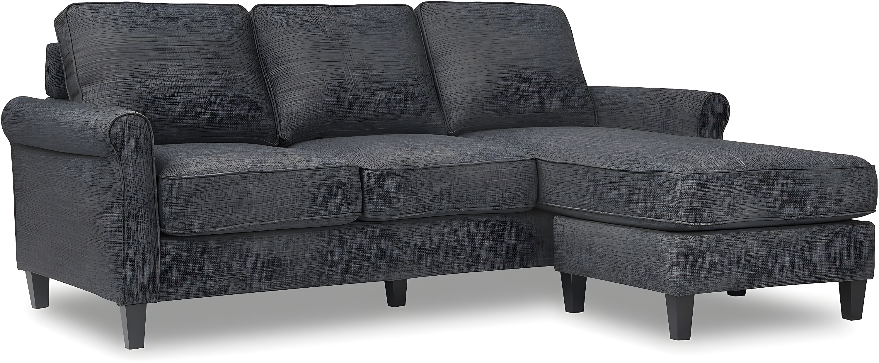 Serta Harmon Upholstered Reversible Sectional Sofa and Chaise