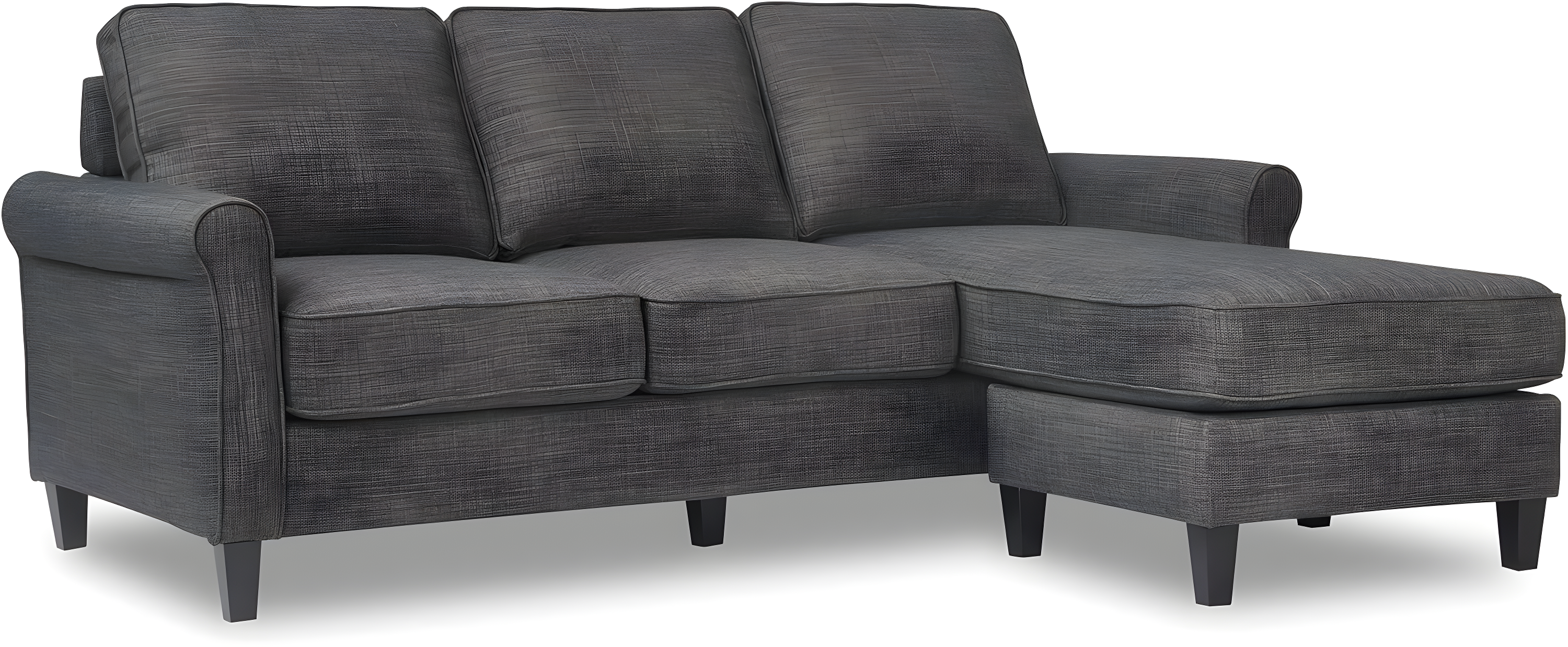 Serta Harmon Upholstered Reversible Sectional Sofa and Chaise
