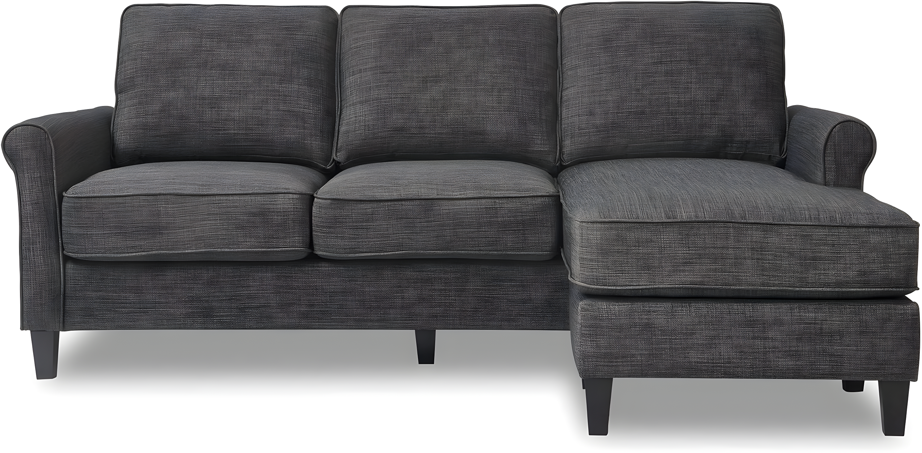 Serta Harmon Upholstered Reversible Sectional Sofa and Chaise