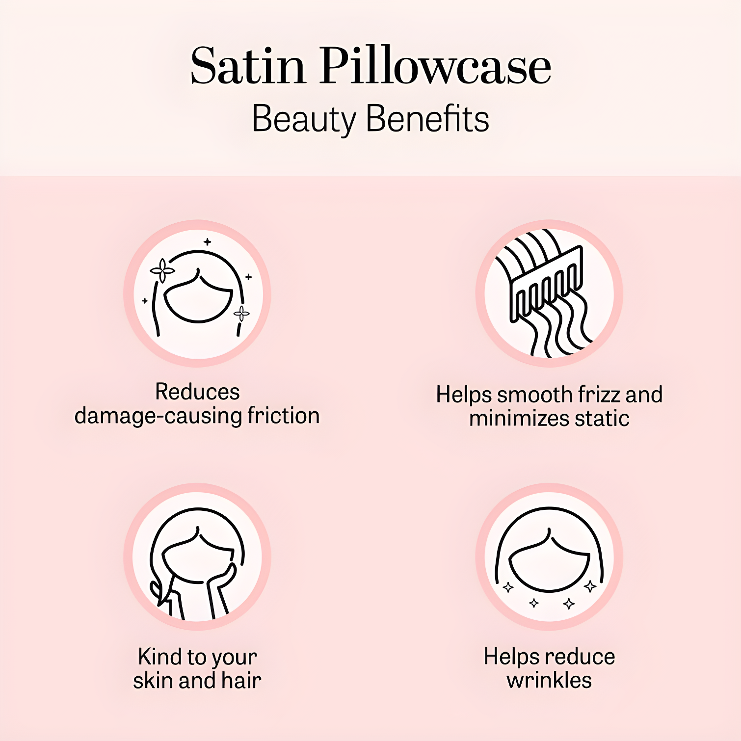 Madison Park Essentials Satin Luxury 2PC Pillowcases (Set of 2)