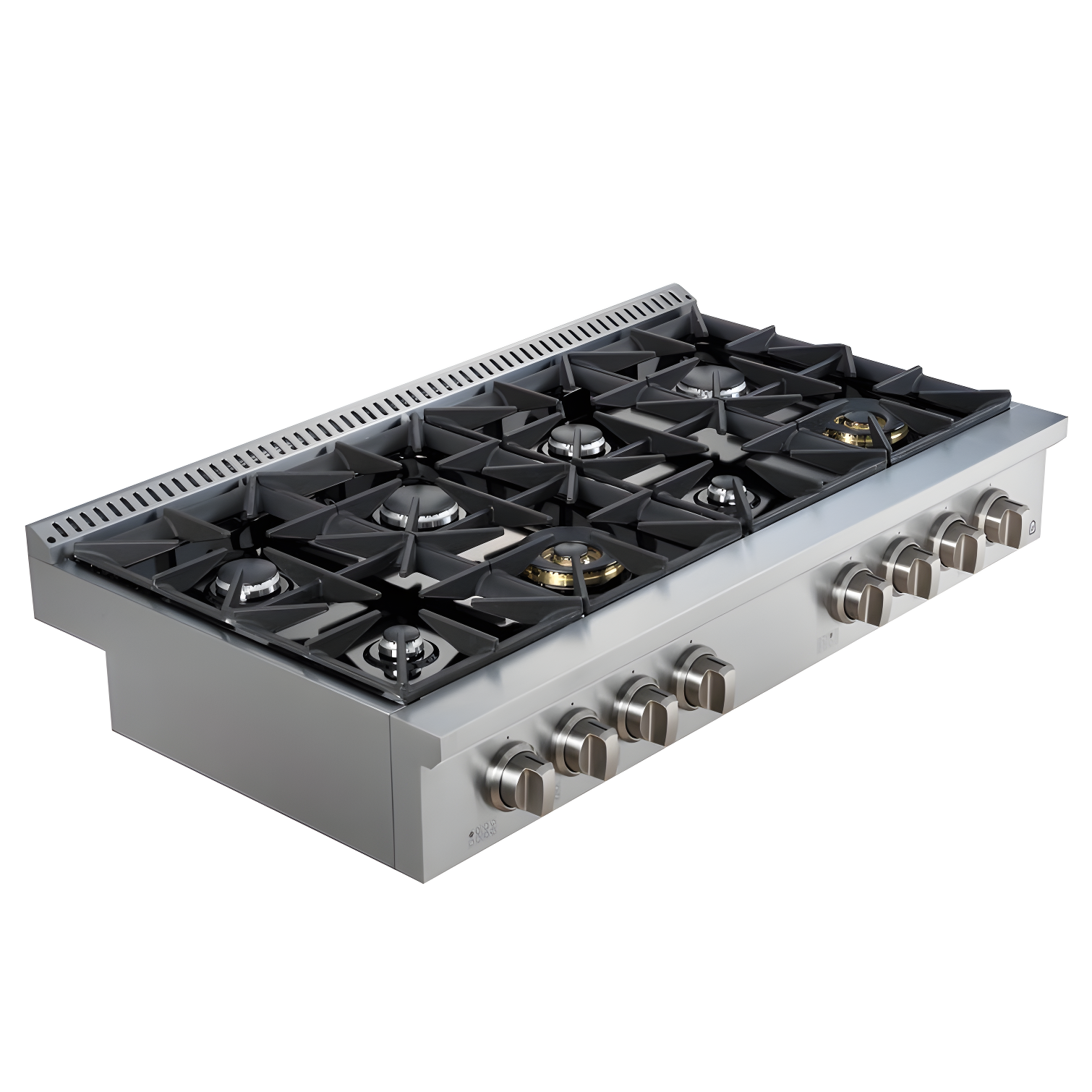 Ancona Ancona 48" Black Gas 8 Burner Cooktop AN-2162
