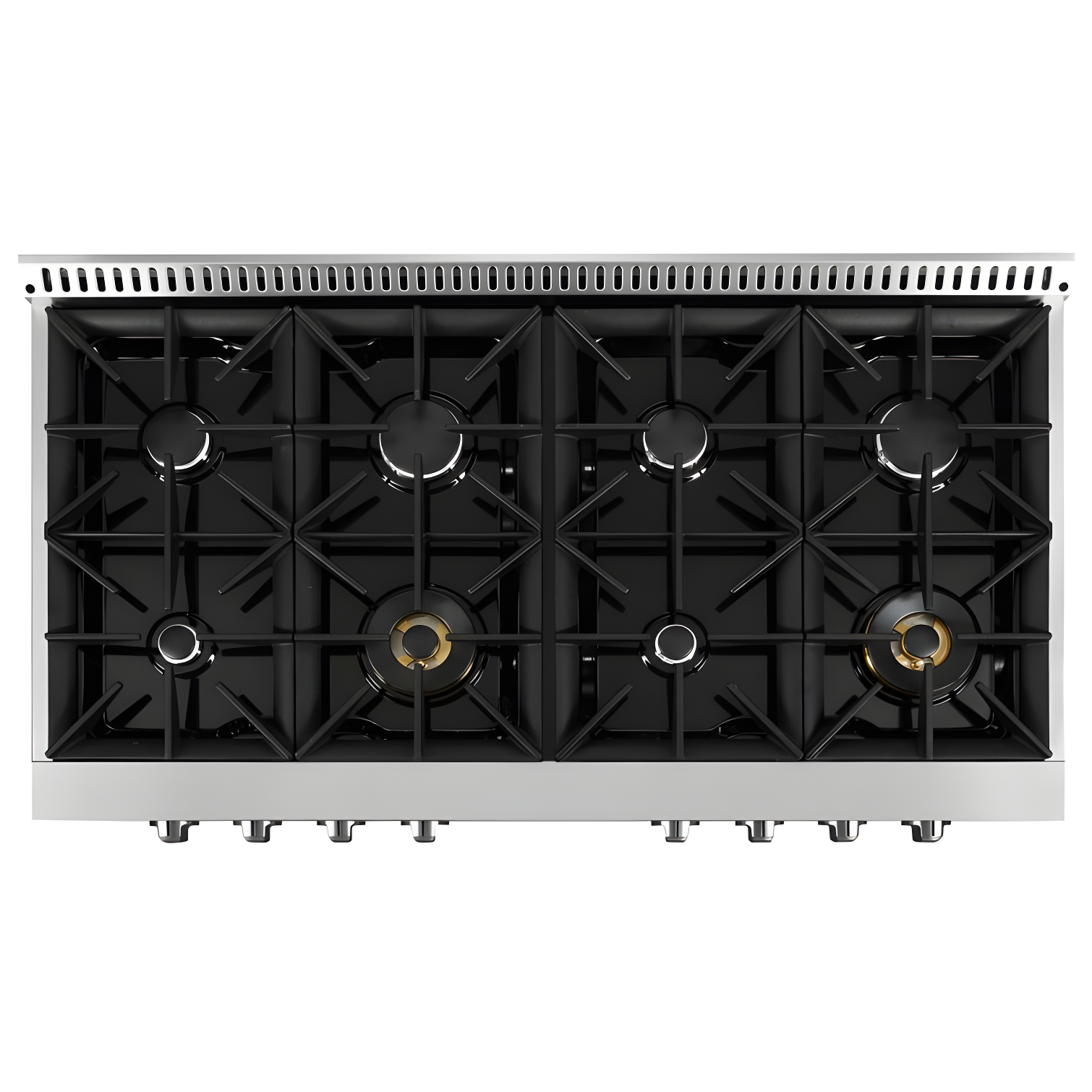Ancona Ancona 48" Black Gas 8 Burner Cooktop AN-2162