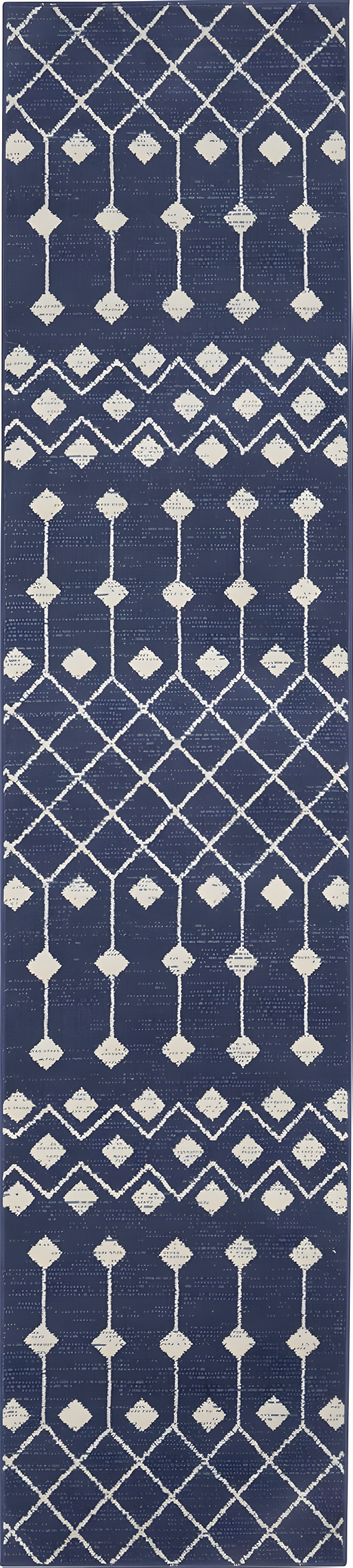 Nourison Grafix GRF37 Indoor Area Rug Navy 2'3" x 12'