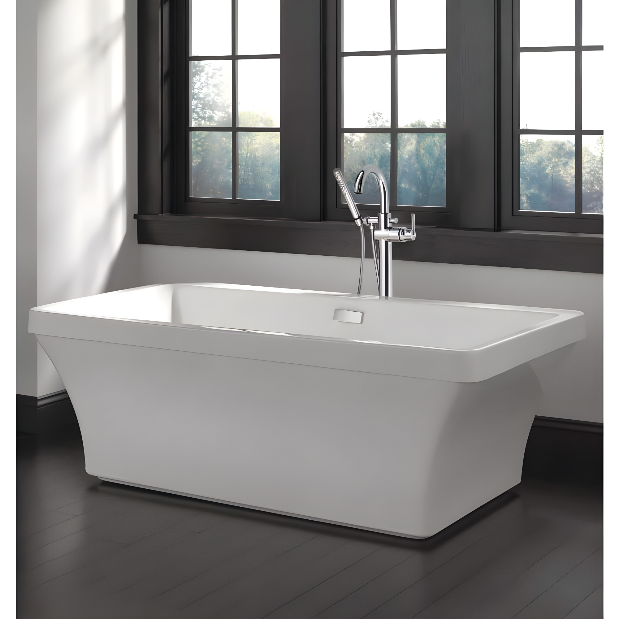Trinsic Single Handle Floor Mounted Freestanding Tub Filler