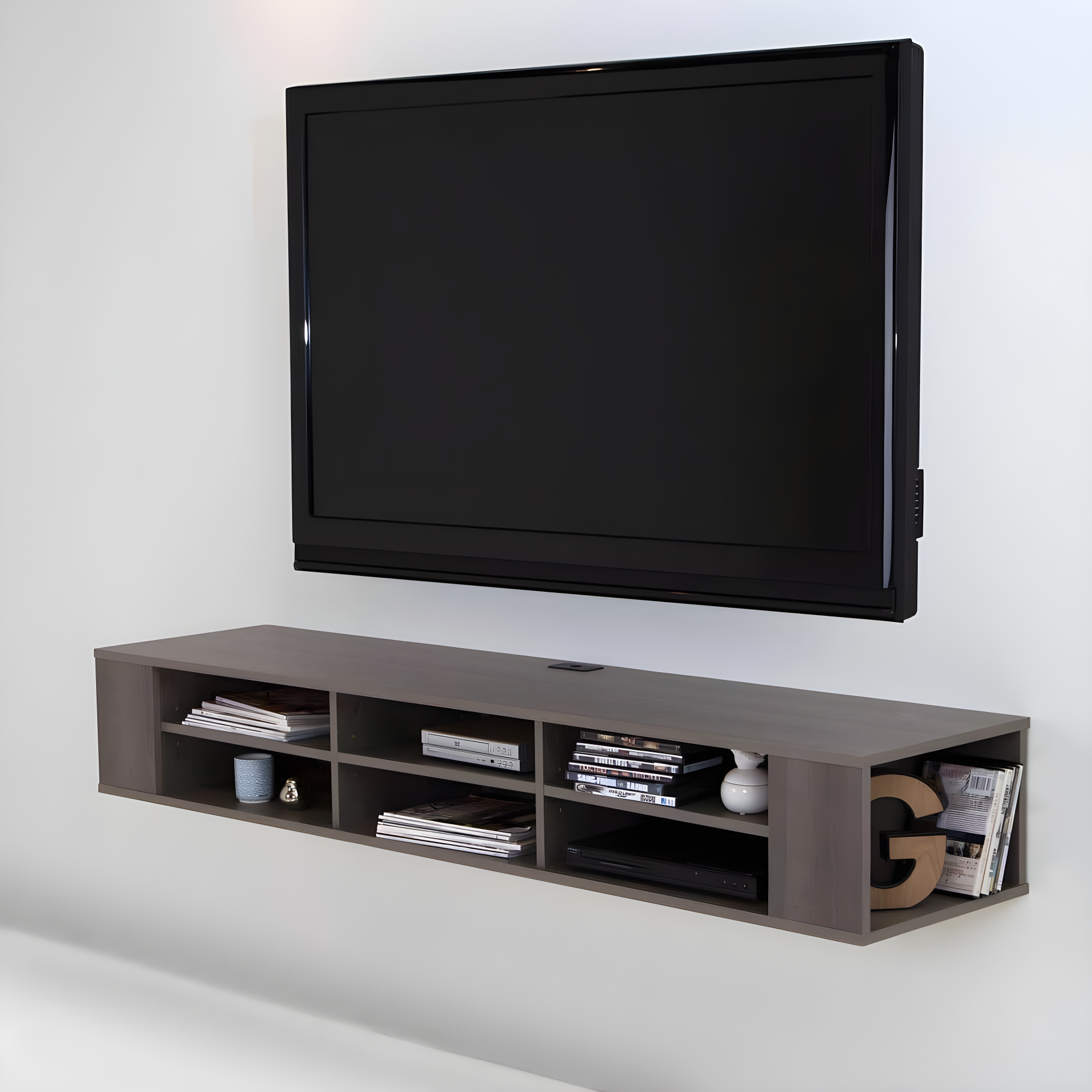 City Life Floating TV Stand for TVs up to 78"