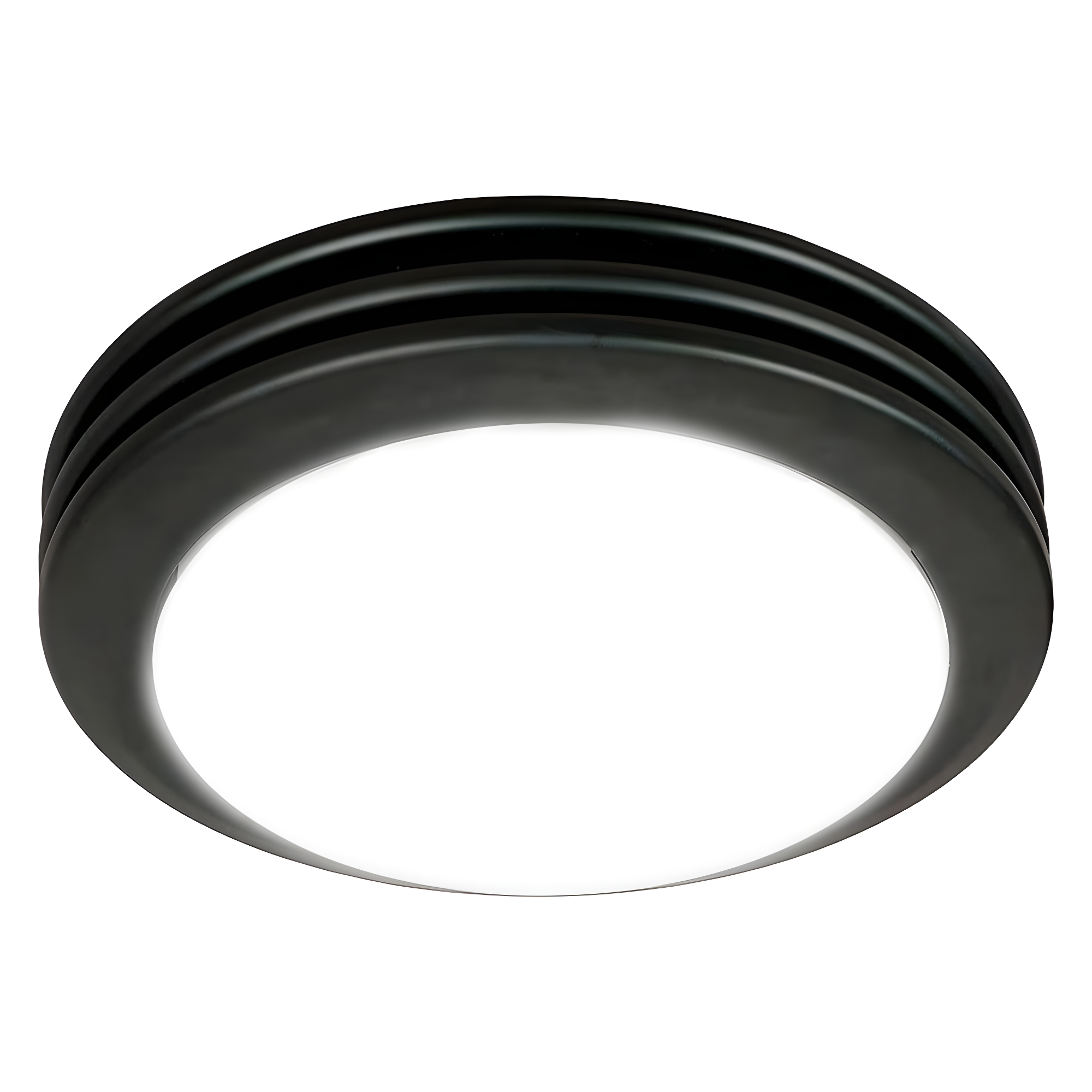 80 CFM Bathroom Fan with LED Light Round Ceiling Exhaust Ventilation Fan