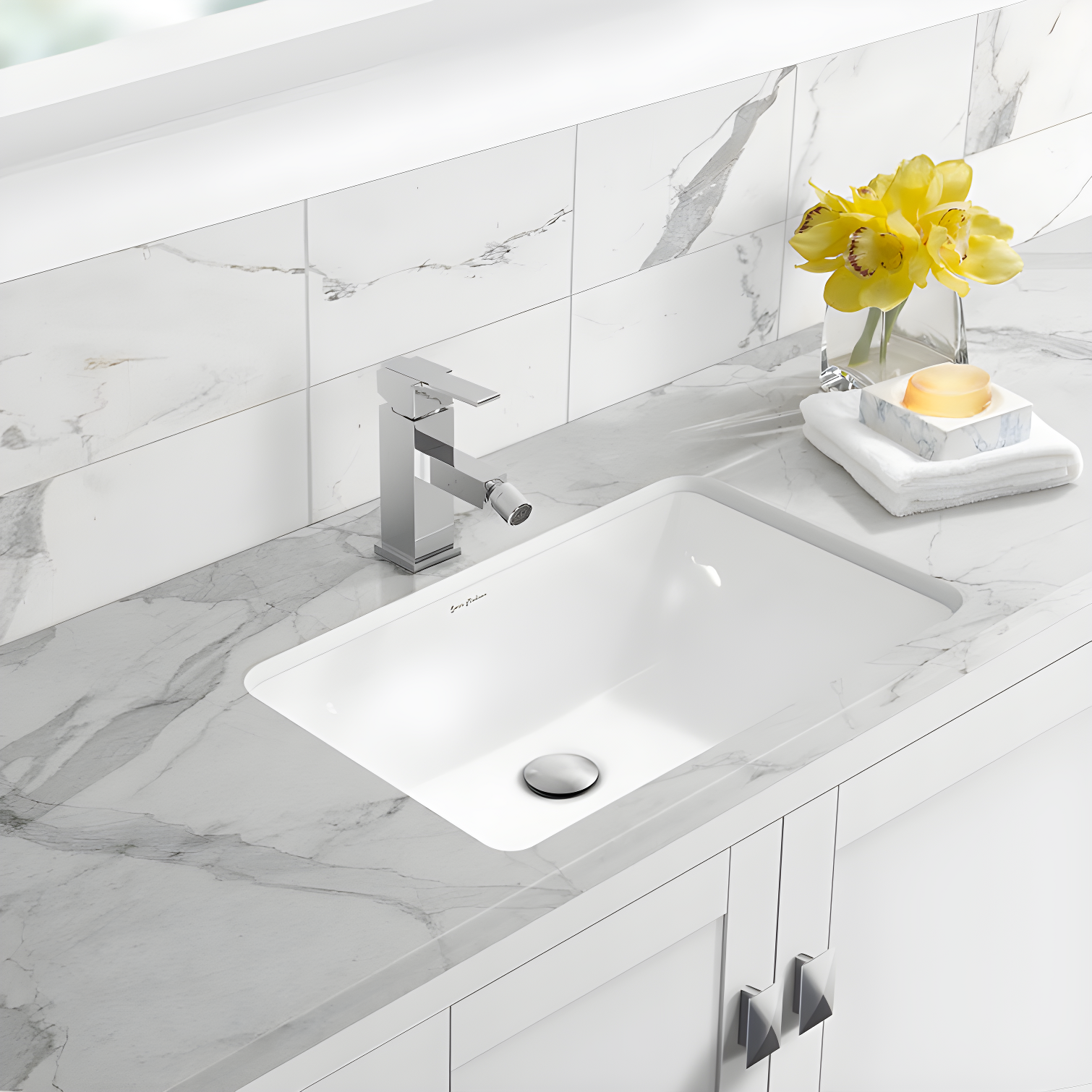 Voltaire 21" Rectangular Under-Mount Bathroom Sink
