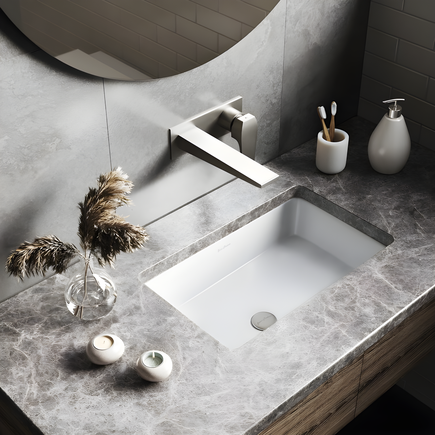 Voltaire 21" Rectangular Under-Mount Bathroom Sink