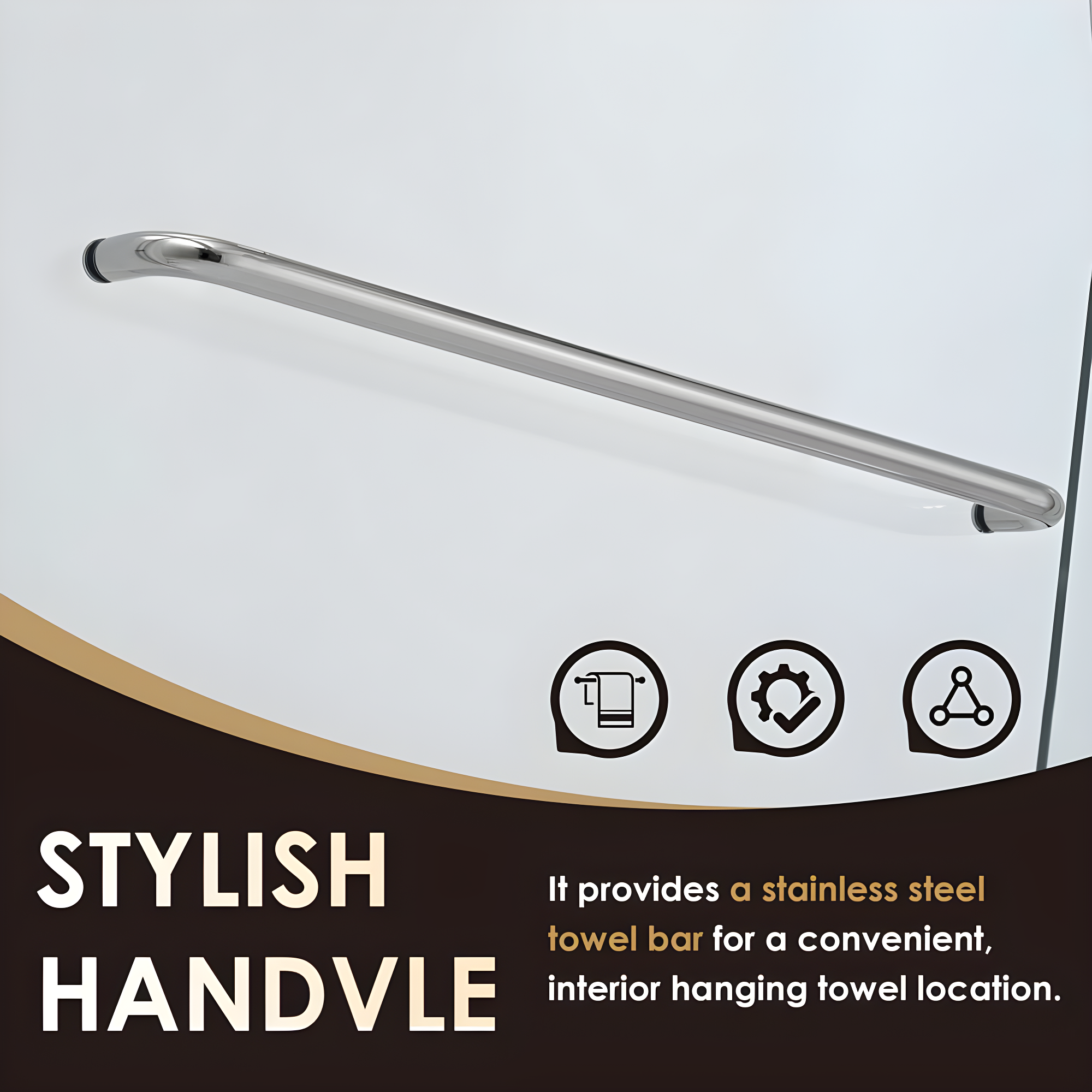 Ennis 60" W x 76" H By Pass Framed Shower Door with Clear Glass