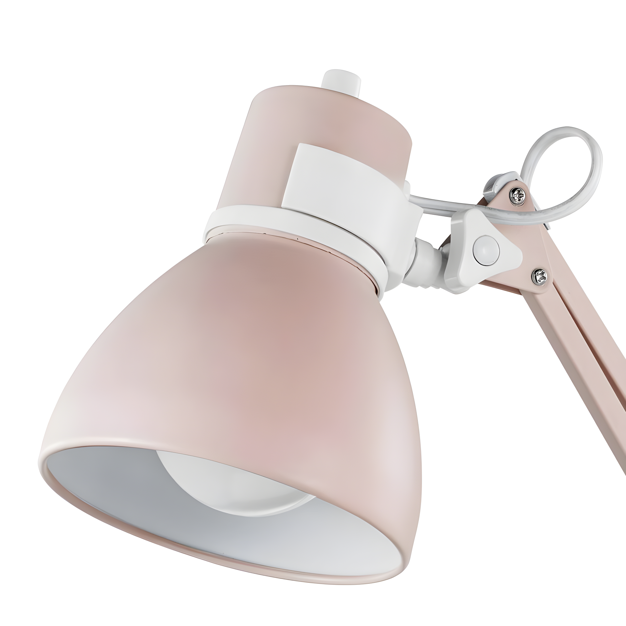 Globe Electric Architect 28" Matte Rose Swing Arm Desk Lamp