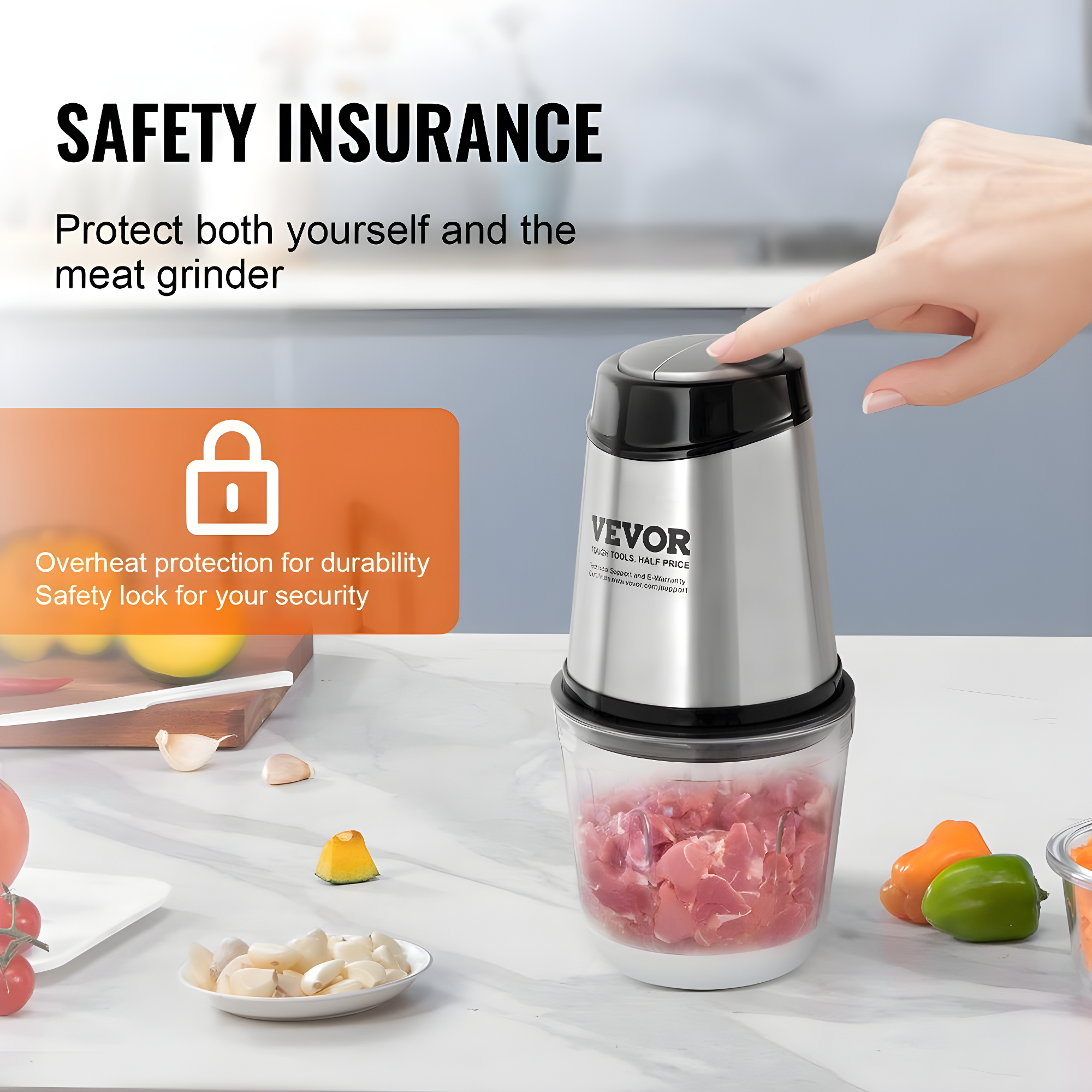 VEVOR VEVOR 2.5 Cup Food Processor