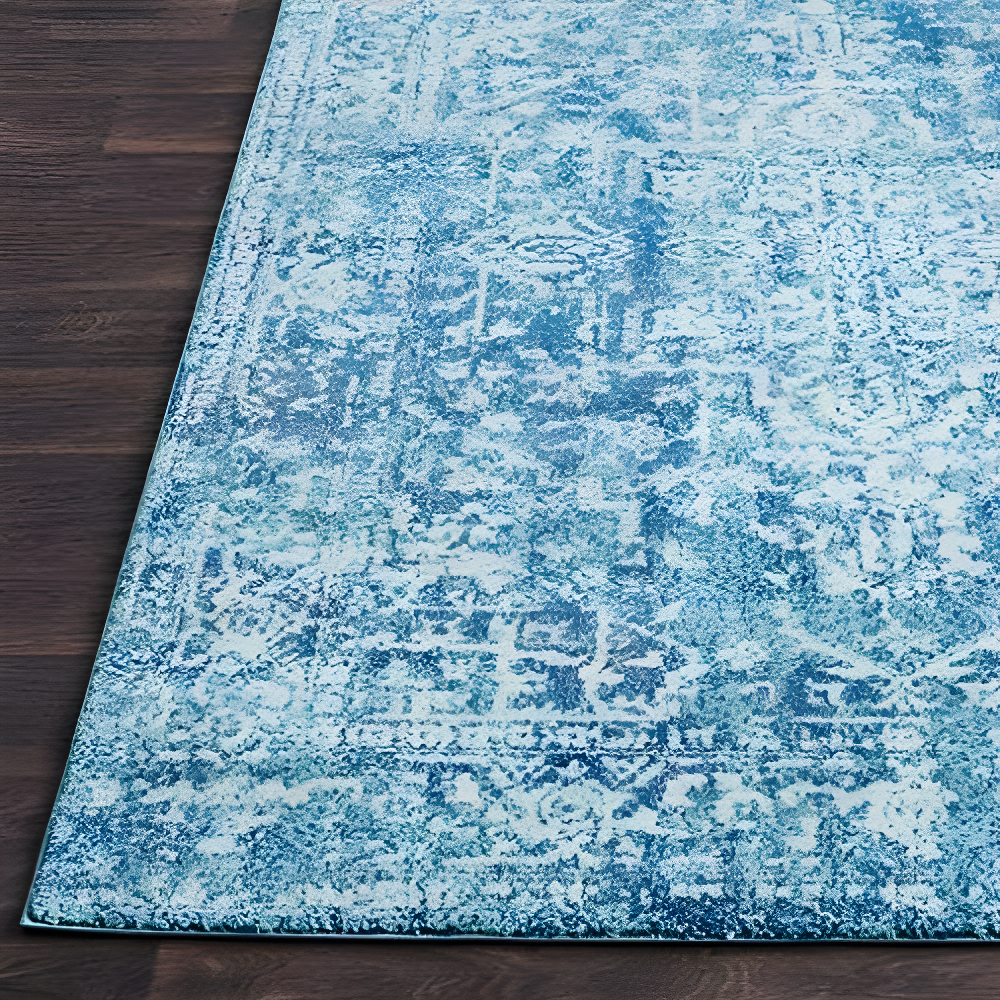 Livabliss 9'x12'6" Worsham Traditional Rug Teal