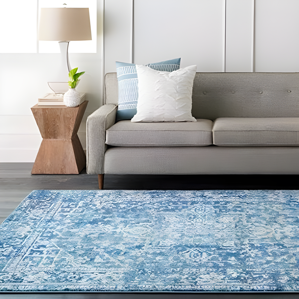 Livabliss 9'x12'6" Worsham Traditional Rug Teal