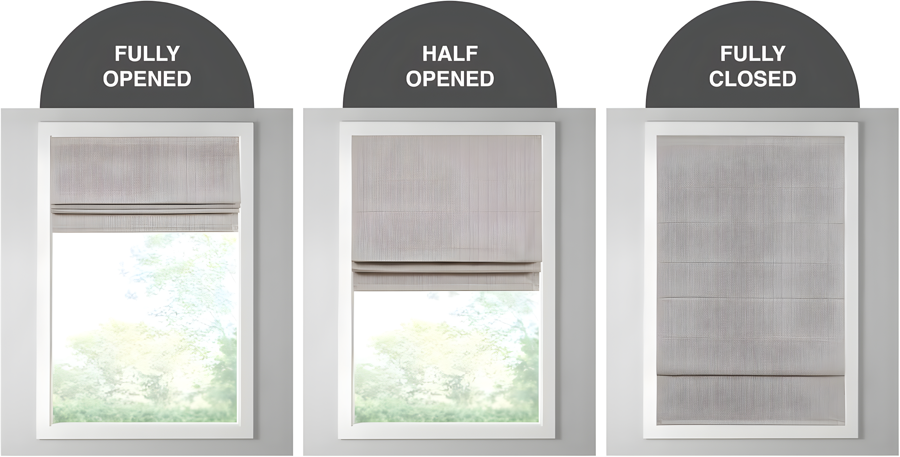 Galen Basketweave Cordless Room Darkening Roman Shade