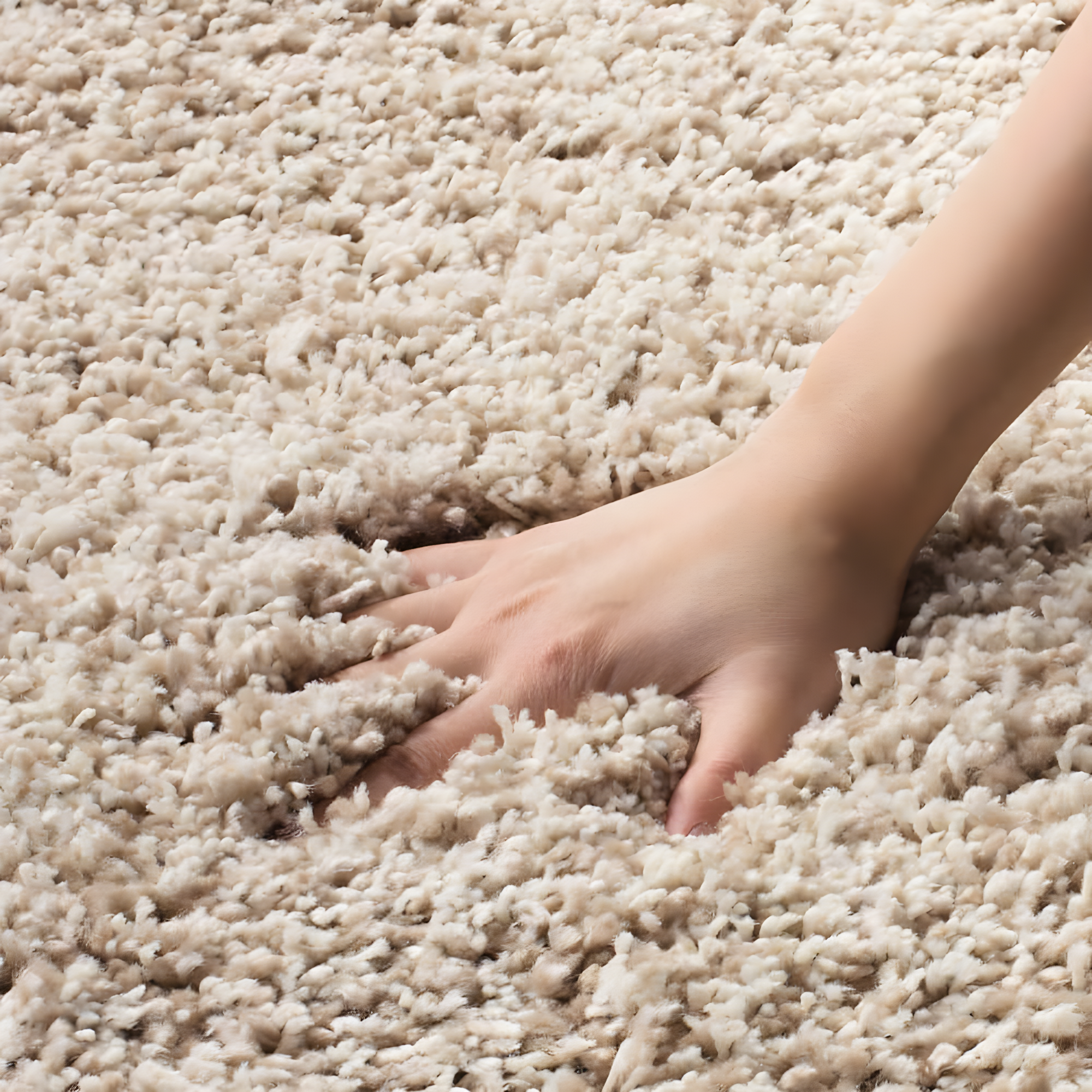 Shag SG151 Power Loomed Indoor Area Rug - Beige - 5'3"x7'6" - Safavieh.