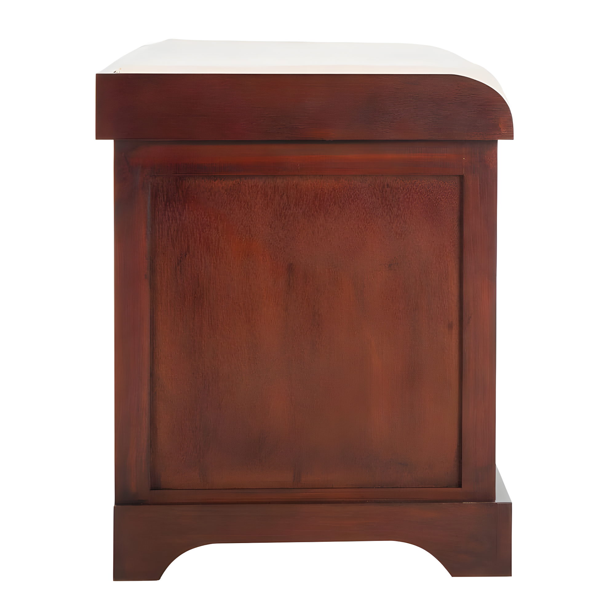 Freddy Wicker Storage Bench - Cherry - Safavieh